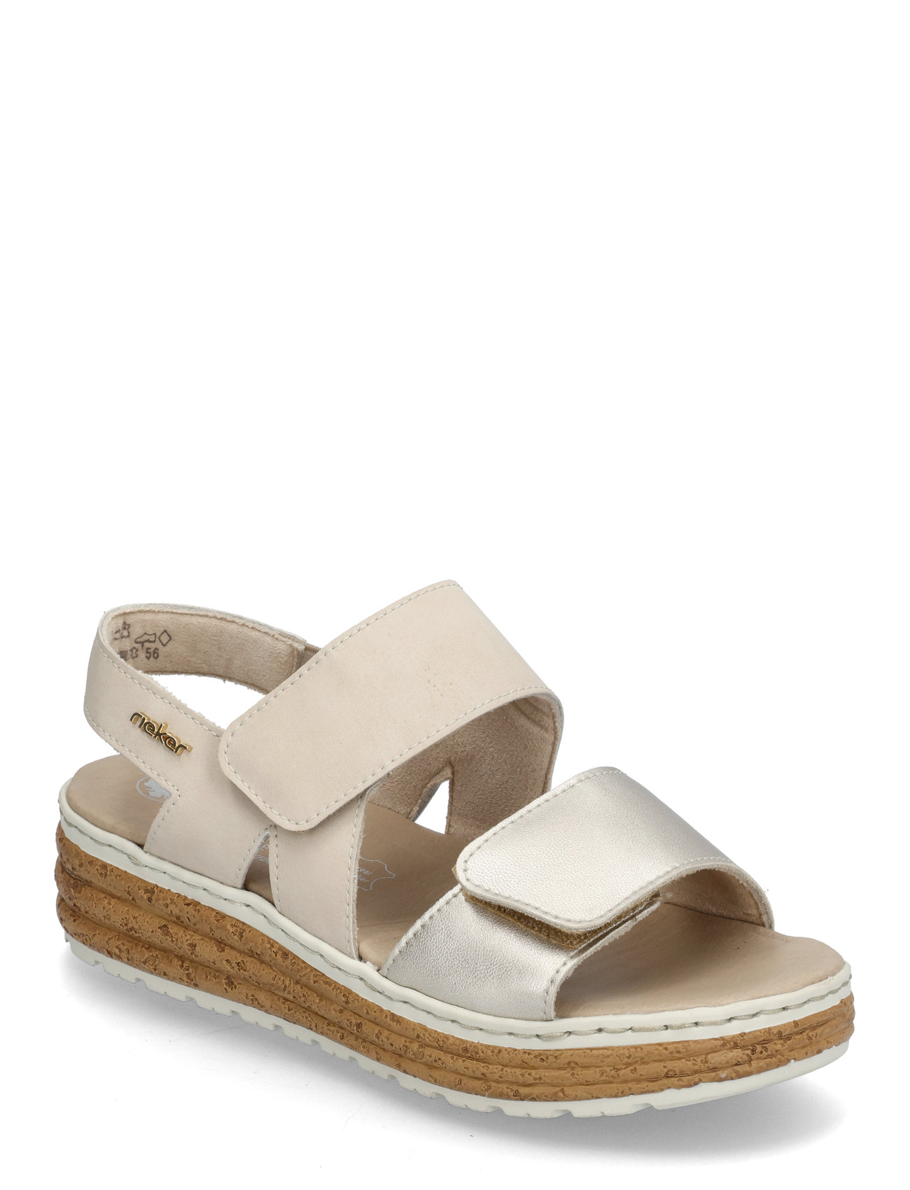 62761-90 Shoes Sandals Flat Sandals Beige Rieker