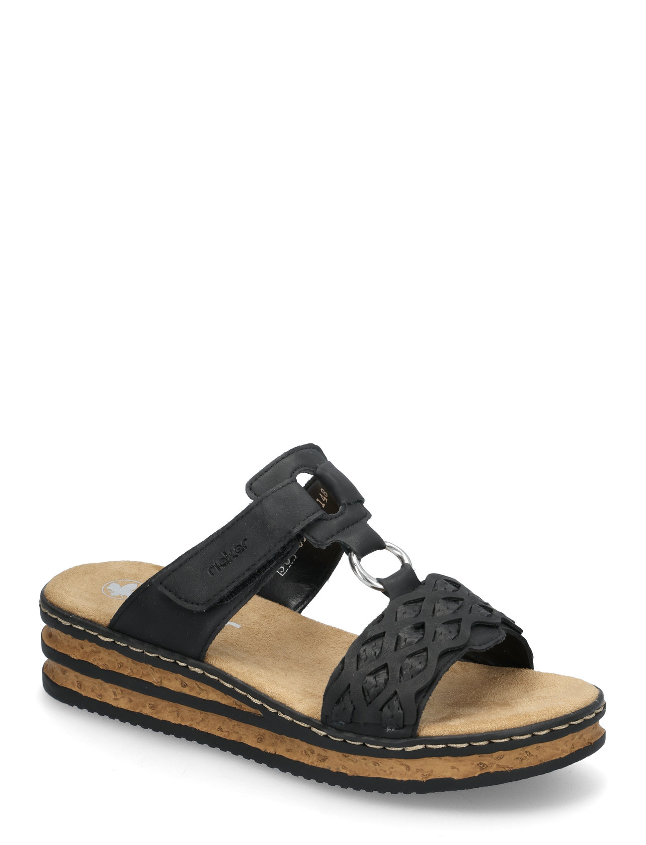 629K8-00 Shoes Sandals Platform Sandals Black Rieker