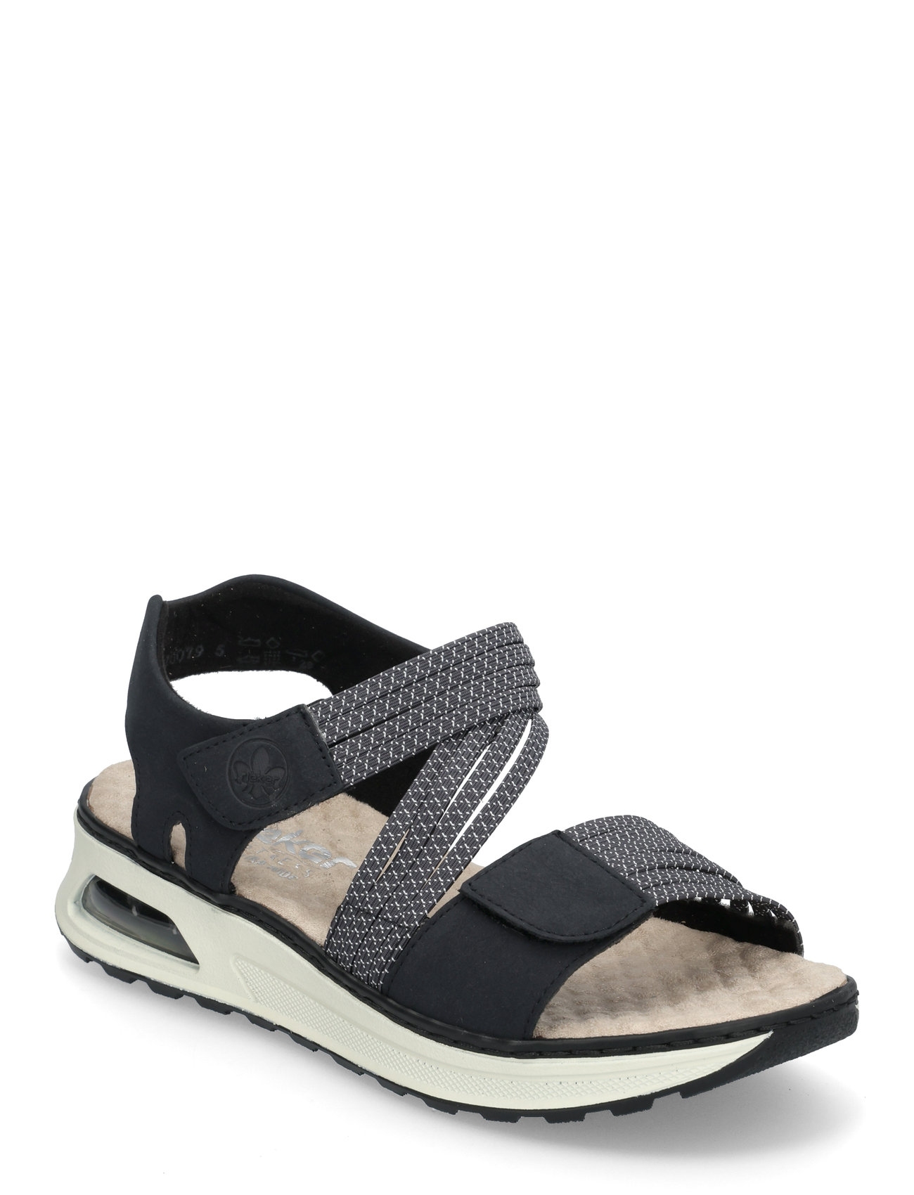 65671-14 Shoes Sandals Platform Sandals Black Rieker