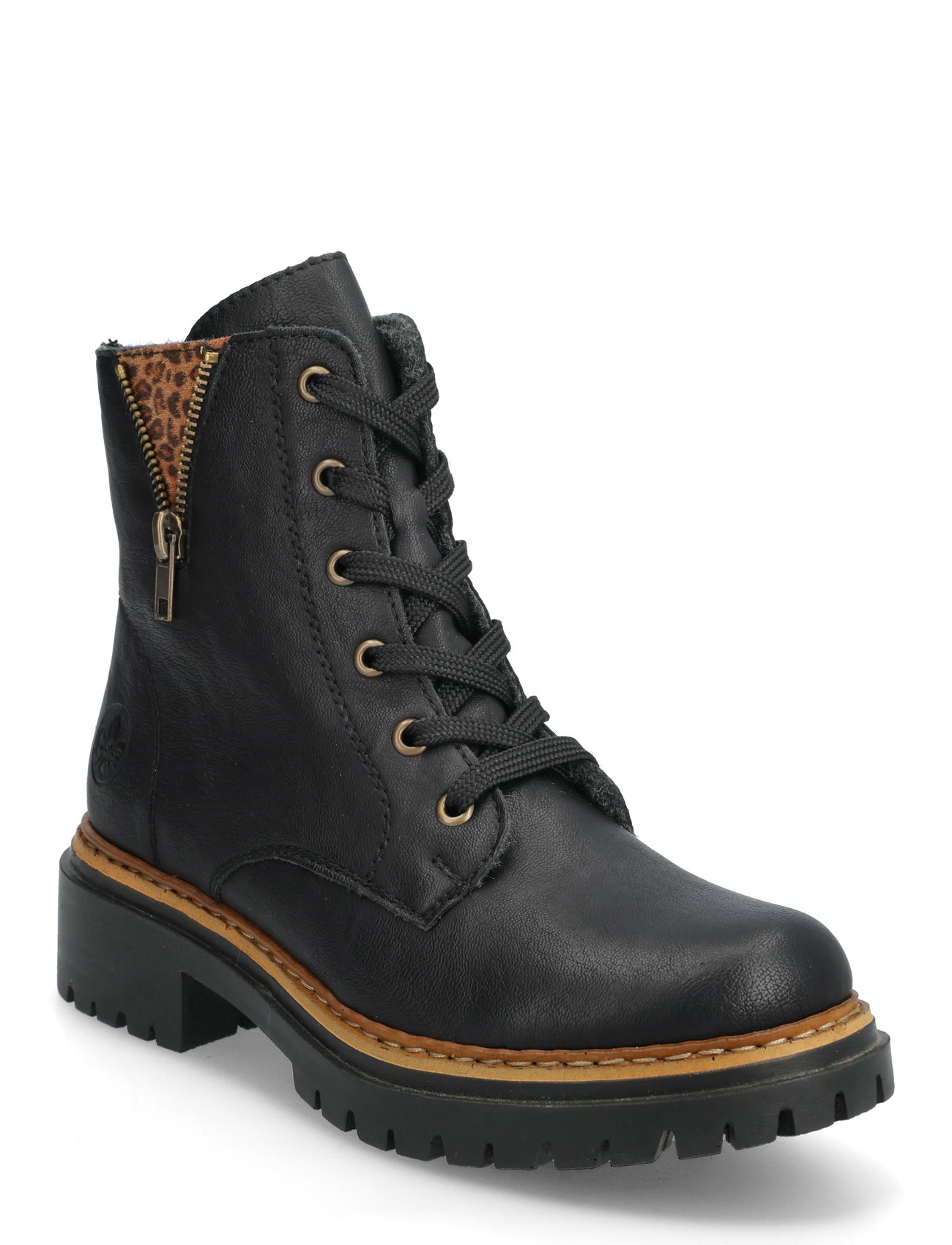 RIEKER Rieker Ladies Mid Height Stiefel 72617-90 Multi Schwarz - 42 - Damen