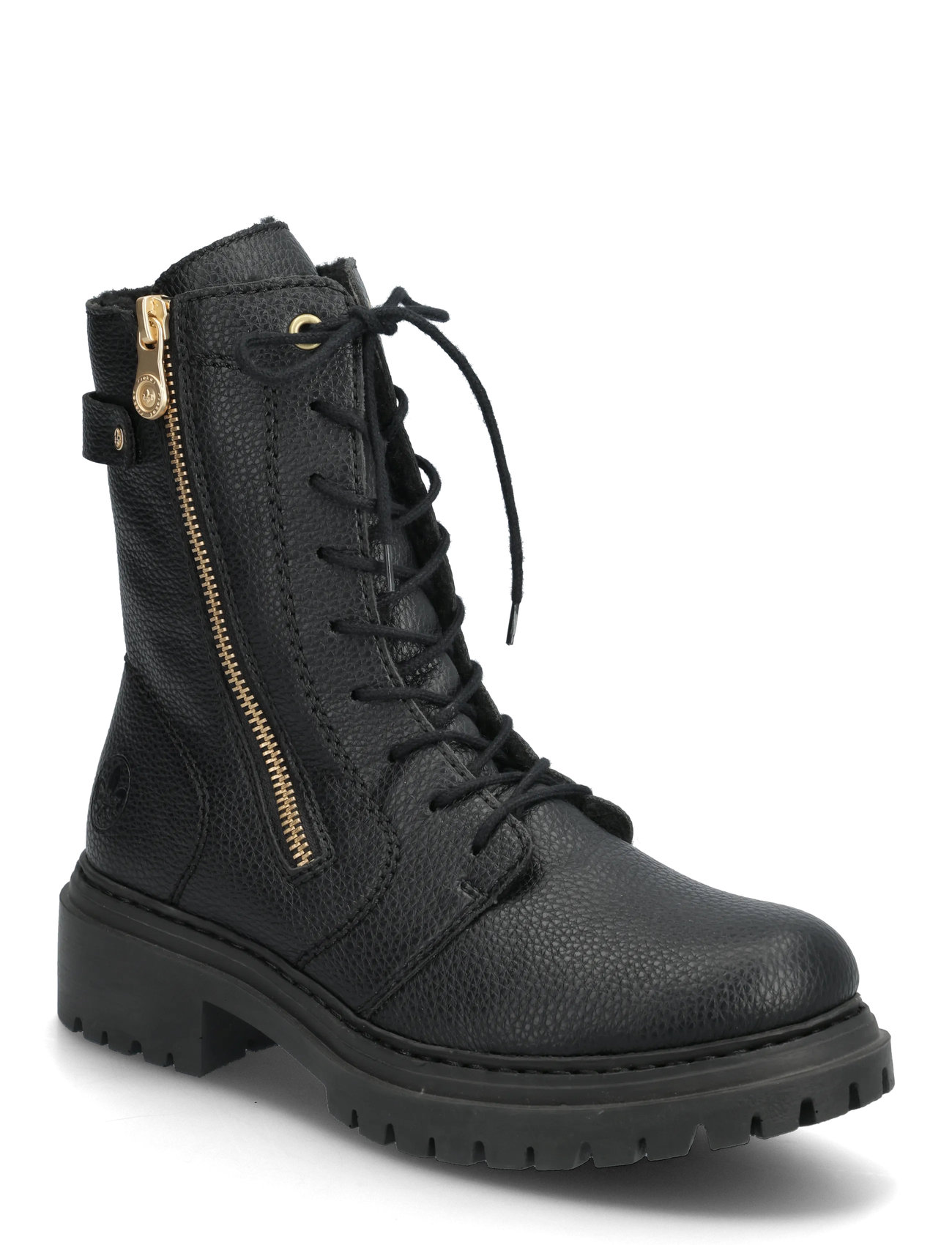 RIEKER Rieker Ladies Mid Height Stiefel 72640-00 Schwarz Schwarz - 36 - Damen