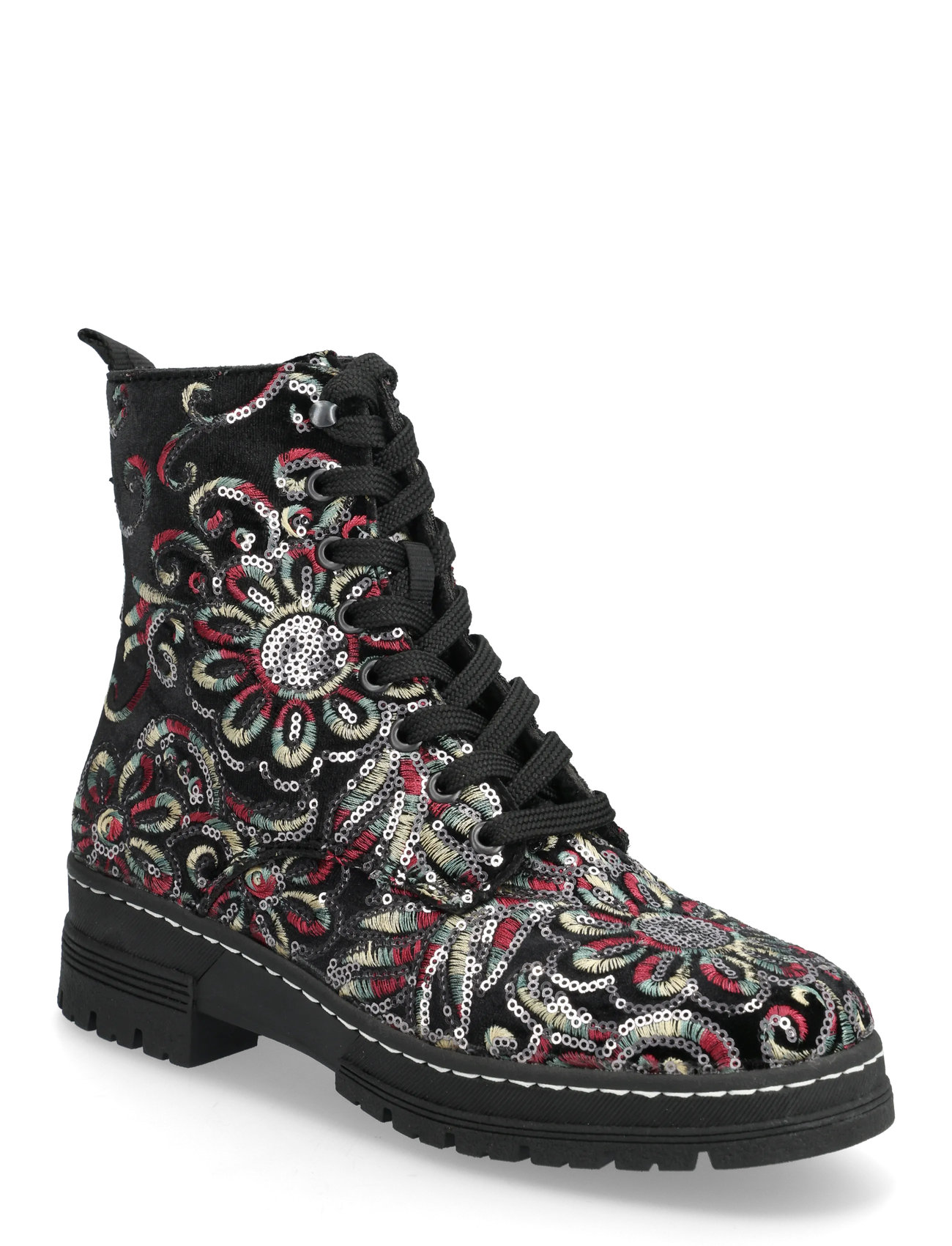 Rieker 73820, 38, Multi/patterned, Ankelstøvler > Ankelstøvler Med Flad Hæl, Dame