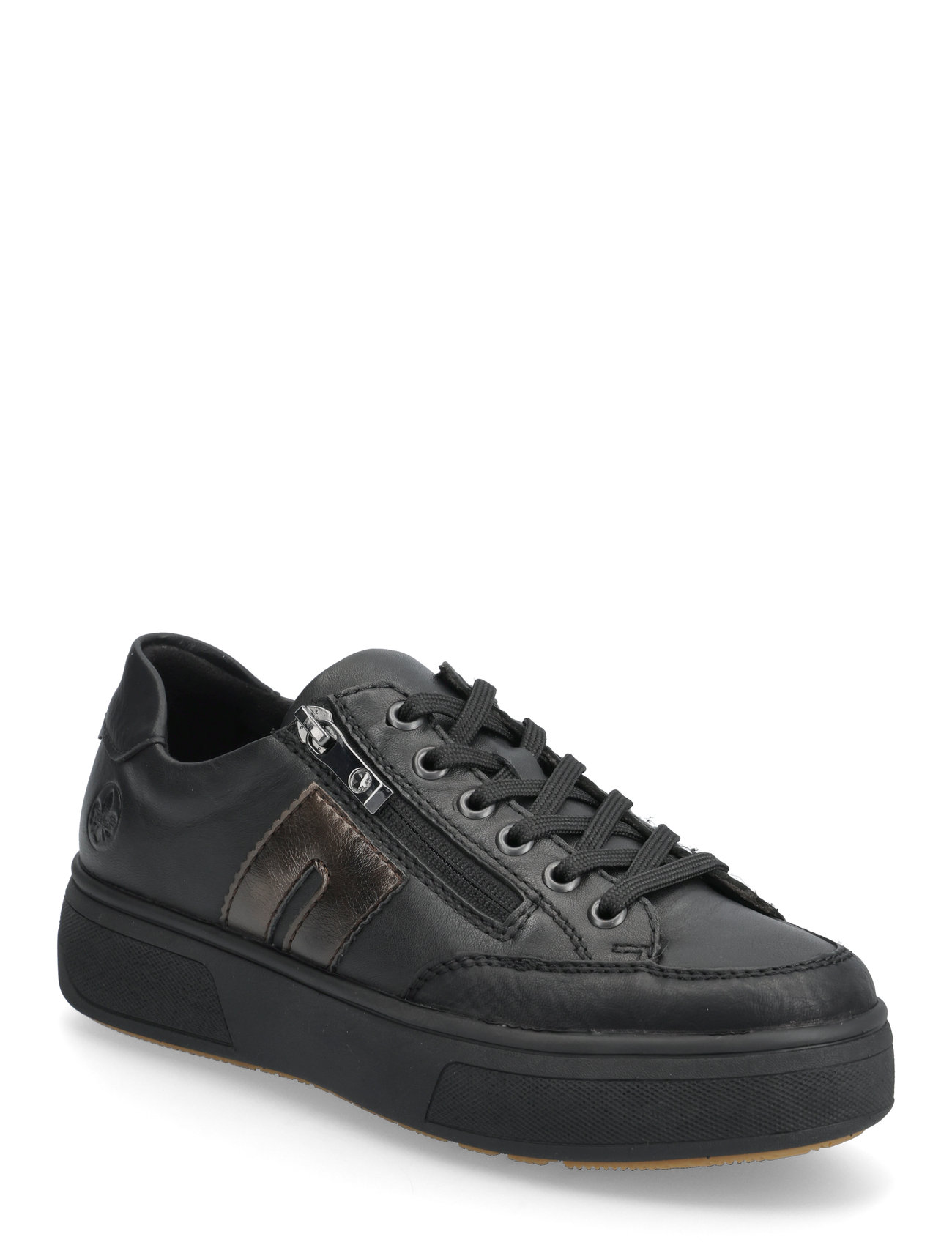 RIEKER Rieker Ladies Schuhe M7711-26 Braun Combination Schwarz - 38 - Damen