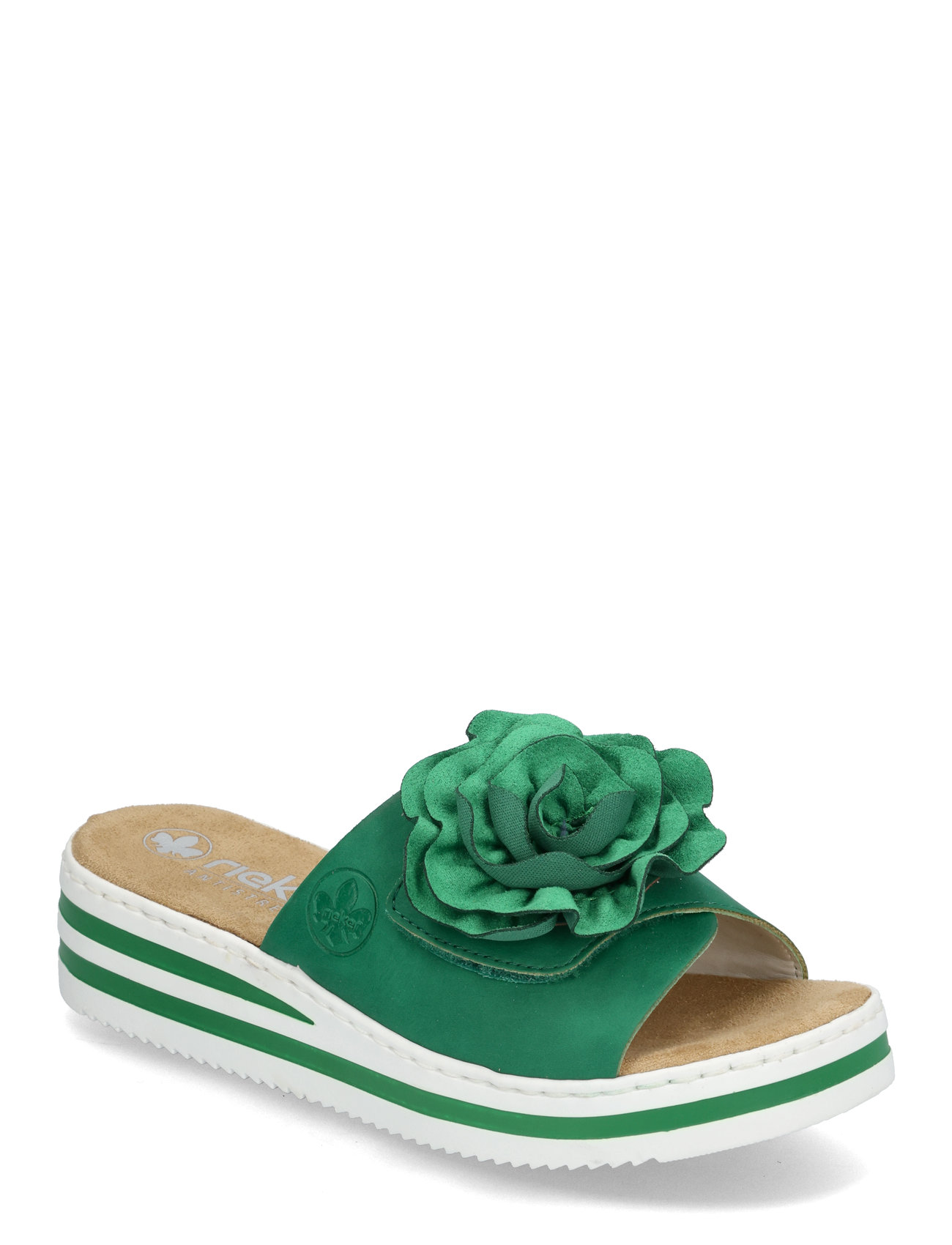 V0252-00 Shoes Sandals Platform Sandals Green Rieker