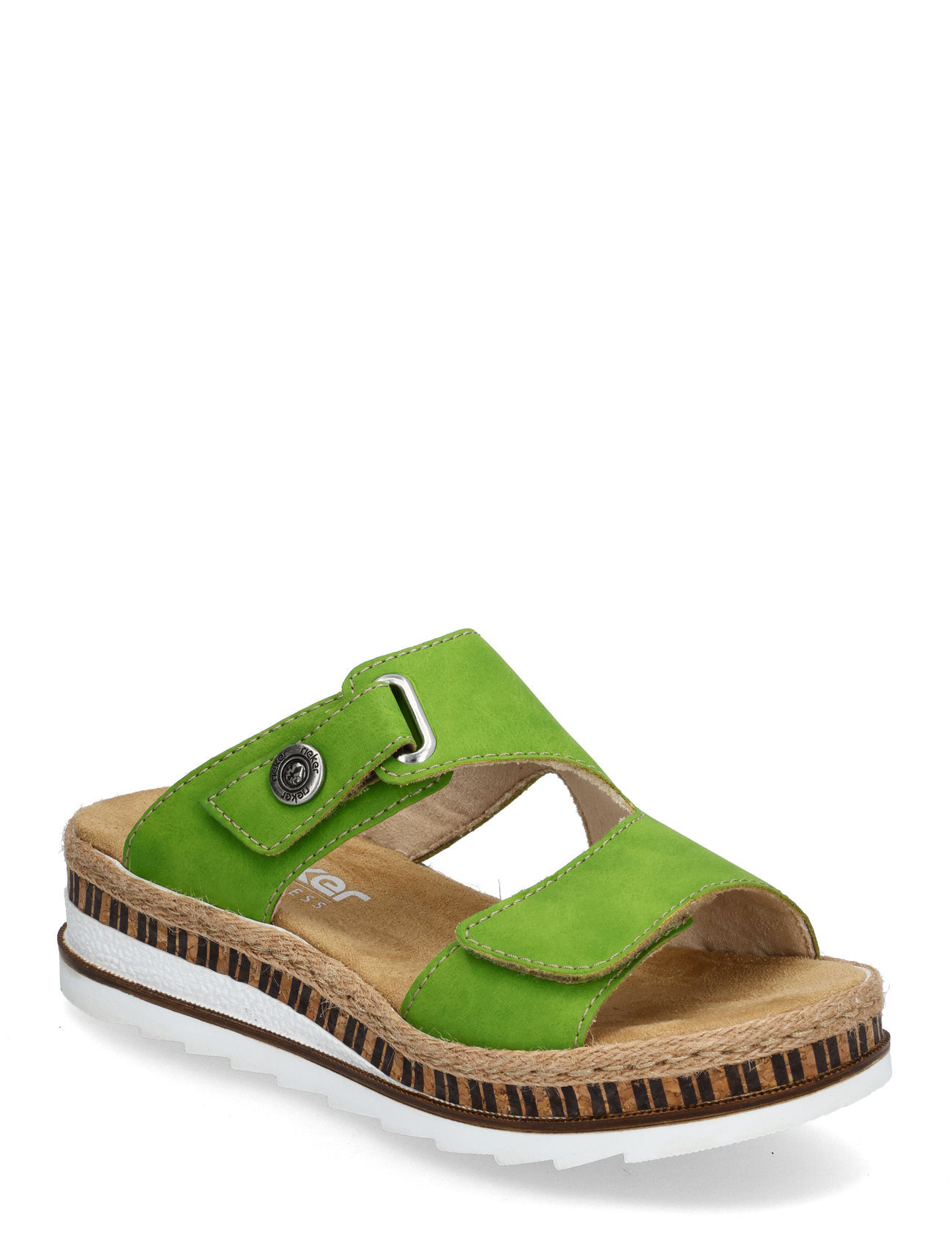 V7982-52 Shoes Sandals Platform Sandals Green Rieker