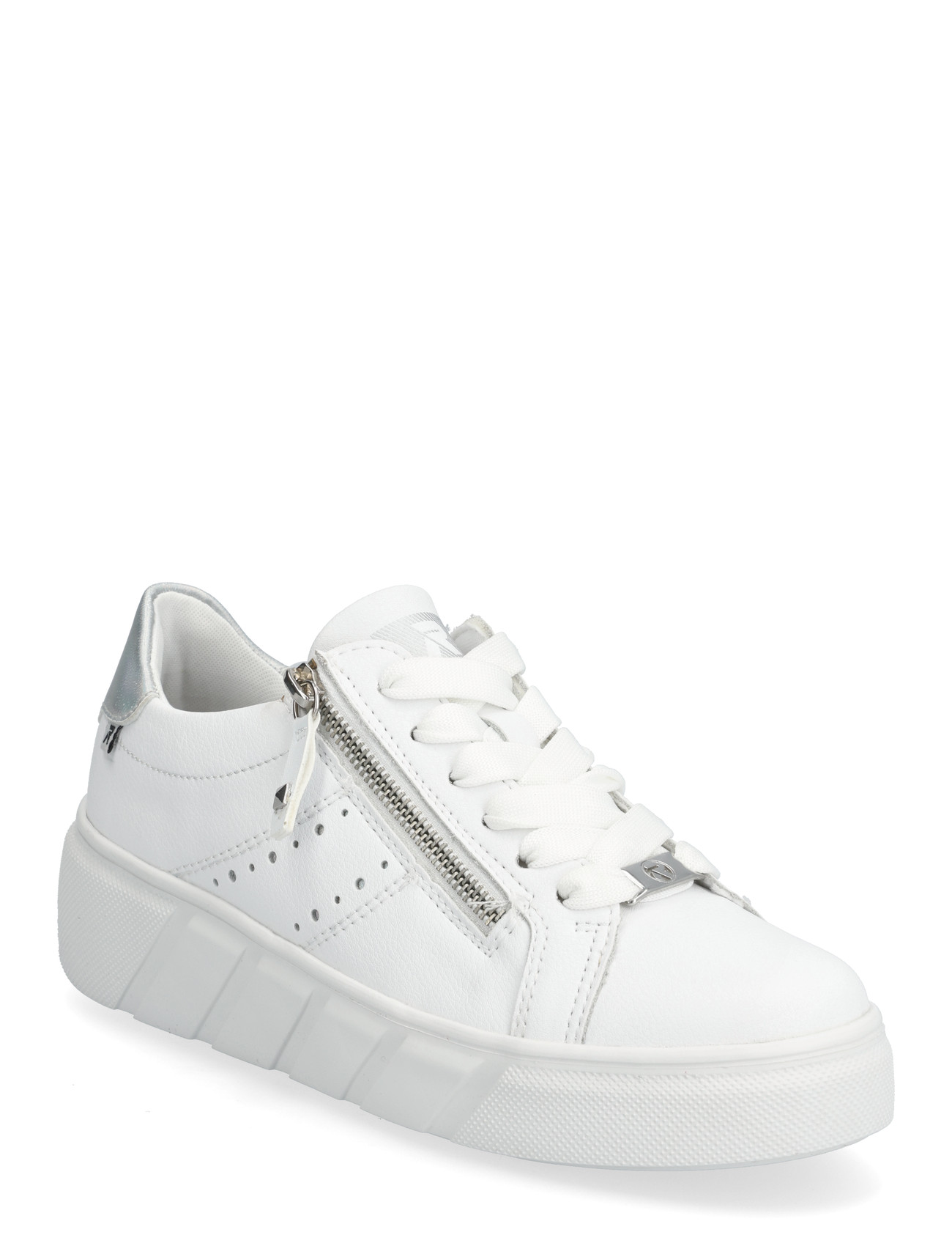Rieker Rieker Ladies Sko W2605-80 White, 36, White, Sneakers > Sneakers Med Lav Top, Dame