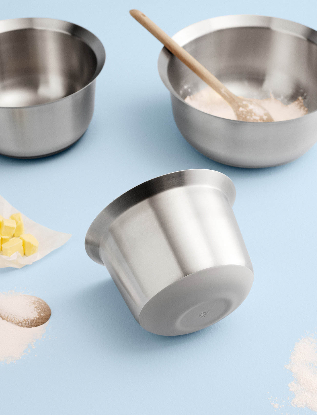 RIG-TIG Mix-It Røreskål 1.5 L., 1.5 L, Silver, Bagetilbehør > Røreskåle, Unisex