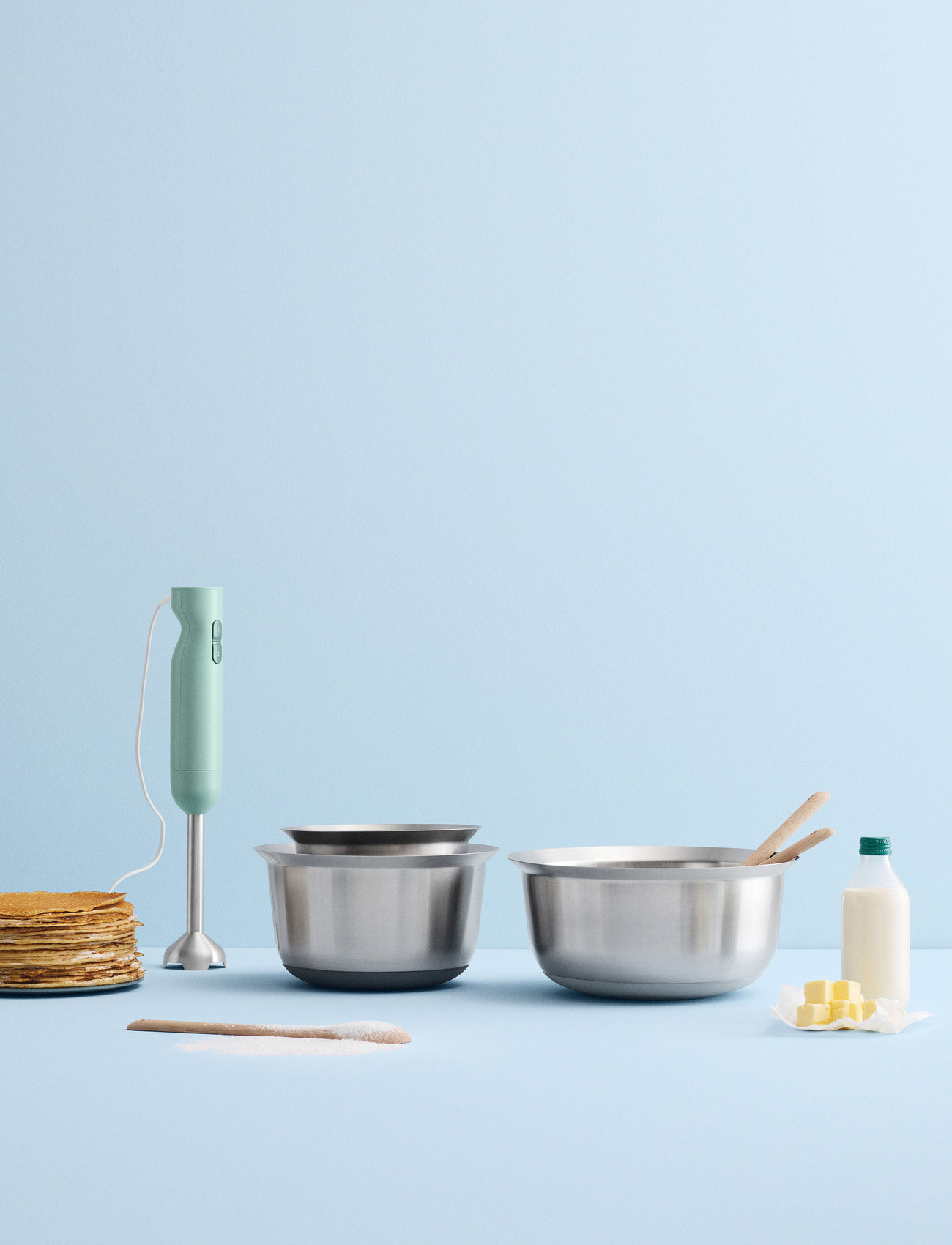 RIG-TIG Mix-It Røreskål 2.5 L., 2.5 L, Silver, Bagetilbehør > Røreskåle, Unisex