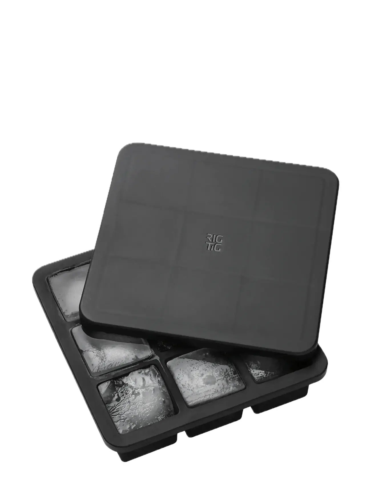 RIG-TIG Freeze-It Isterningbakke Med Låg H 5 Cm Schwarz Schwarz - H:5CM - Unisex