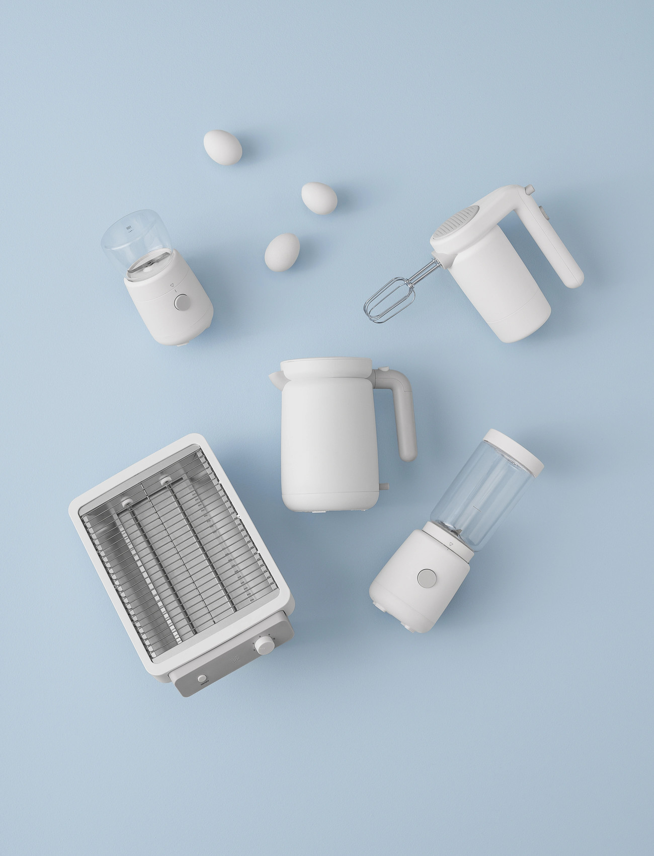RIG-TIG Foodie Elektrisk Kaffekvarn (Eu) White, 180 W, White, Kaffemaskiner > Kaffekværne, Unisex