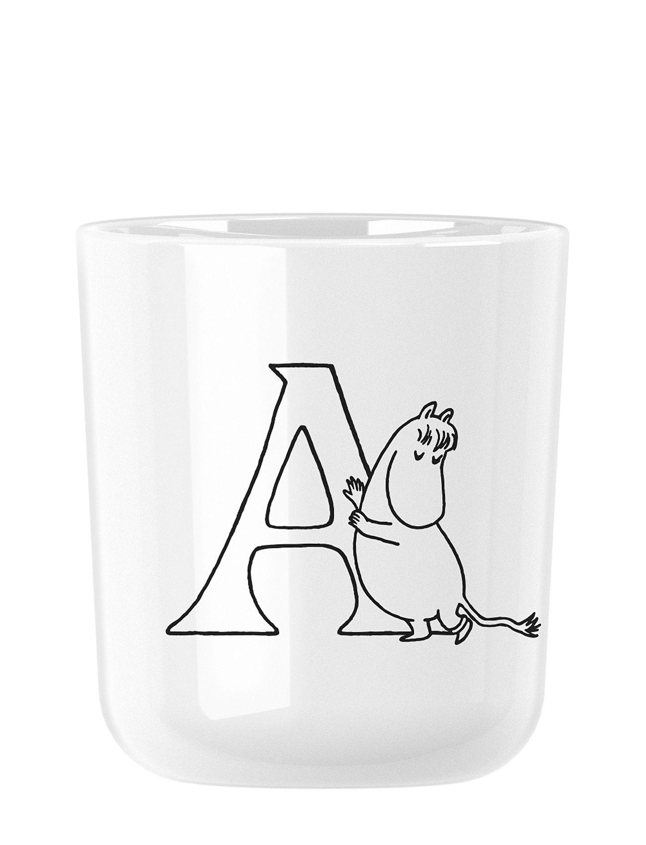 Moomin Abc Kop - A 0.2 L. Home Tableware Cups & Mugs Espresso Cups White RIG-TIG