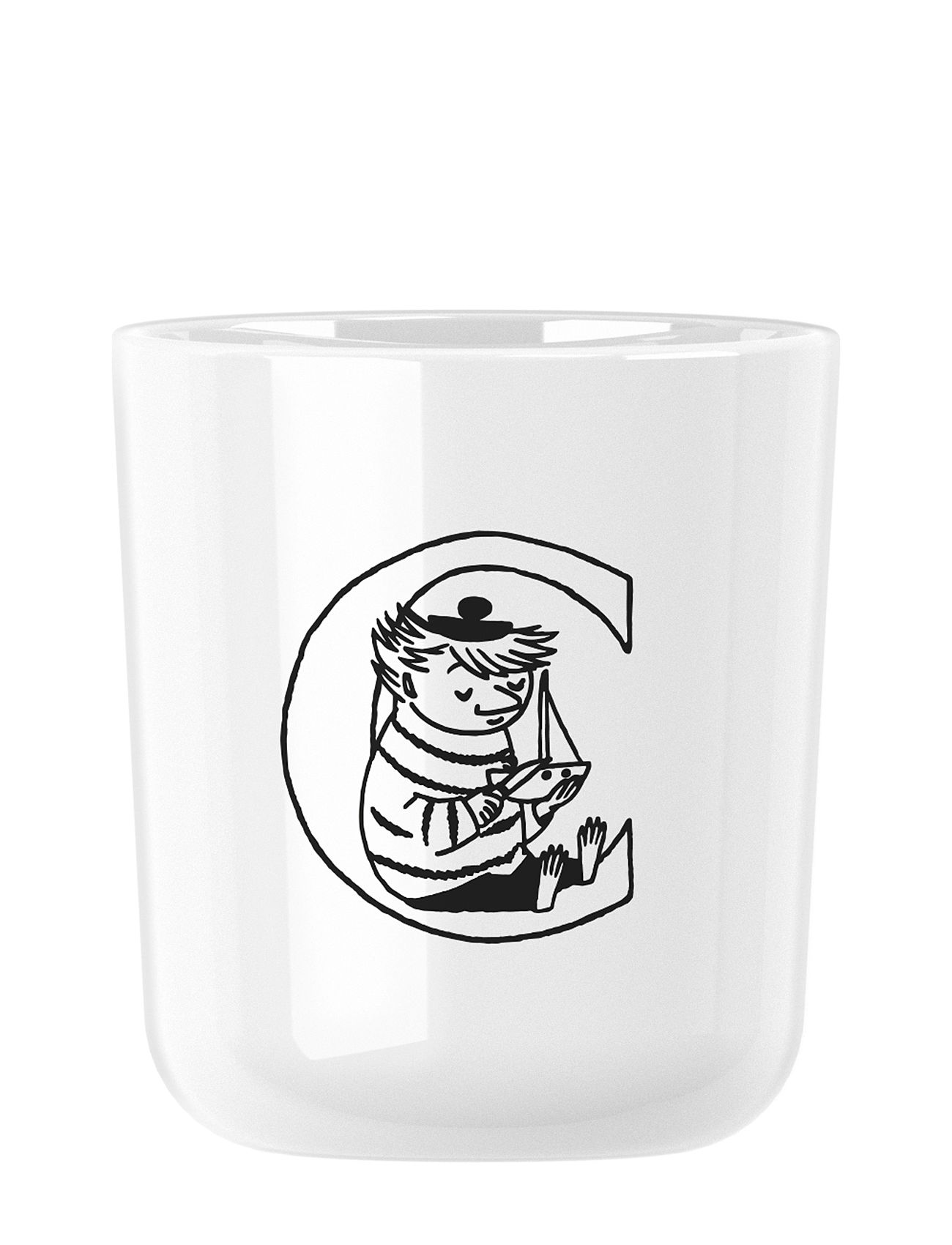 Moomin Abc Kop - C 0.2 L. Home Tableware Cups & Mugs Espresso Cups White RIG-TIG
