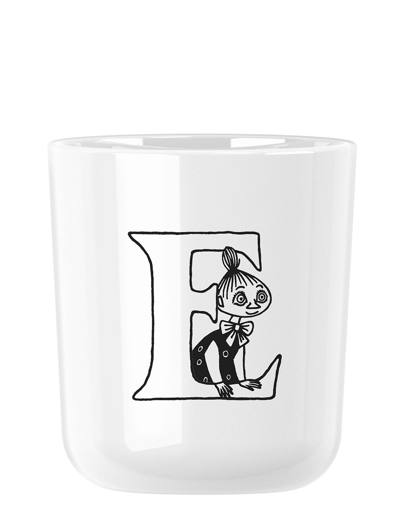 Moomin Abc Kop - E 0.2 L. Home Tableware Cups & Mugs Espresso Cups White RIG-TIG