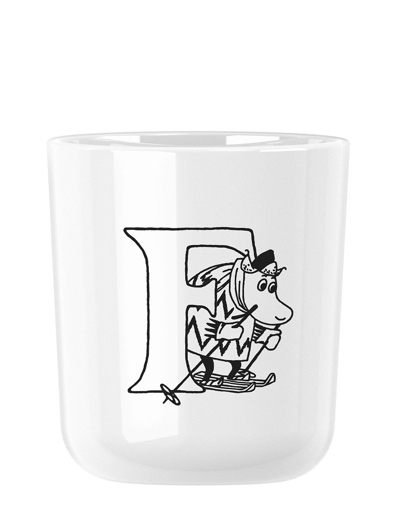 Moomin Abc Kop - F 0.2 L. Home Tableware Cups & Mugs Espresso Cups White RIG-TIG