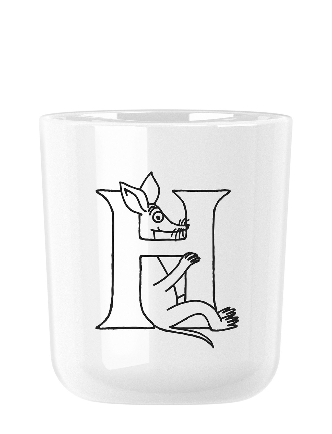 Moomin Abc Kop - H 0.2 L. Home Tableware Cups & Mugs Espresso Cups White RIG-TIG