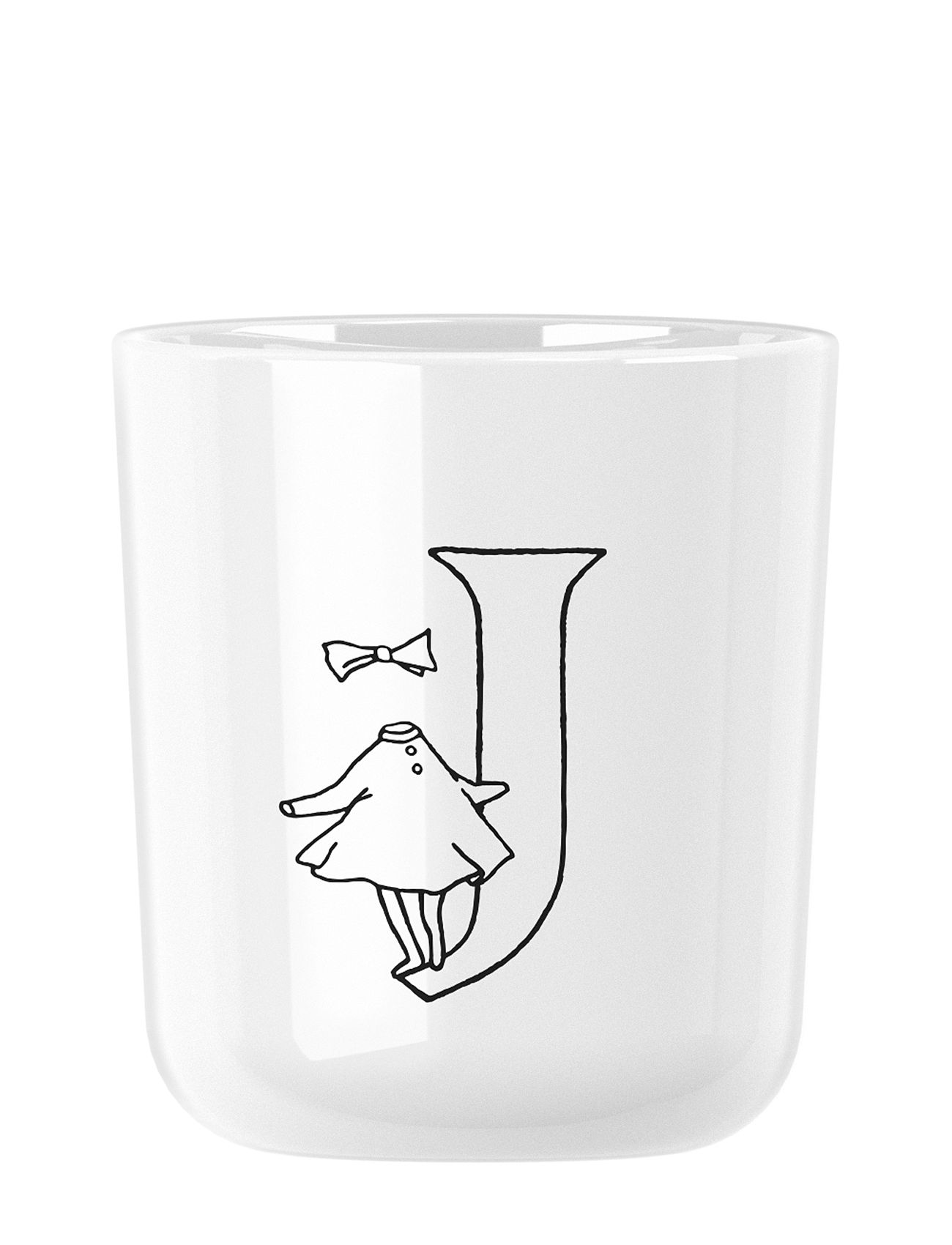 Moomin Abc Kop - J 0.2 L. Home Tableware Cups & Mugs Espresso Cups White RIG-TIG