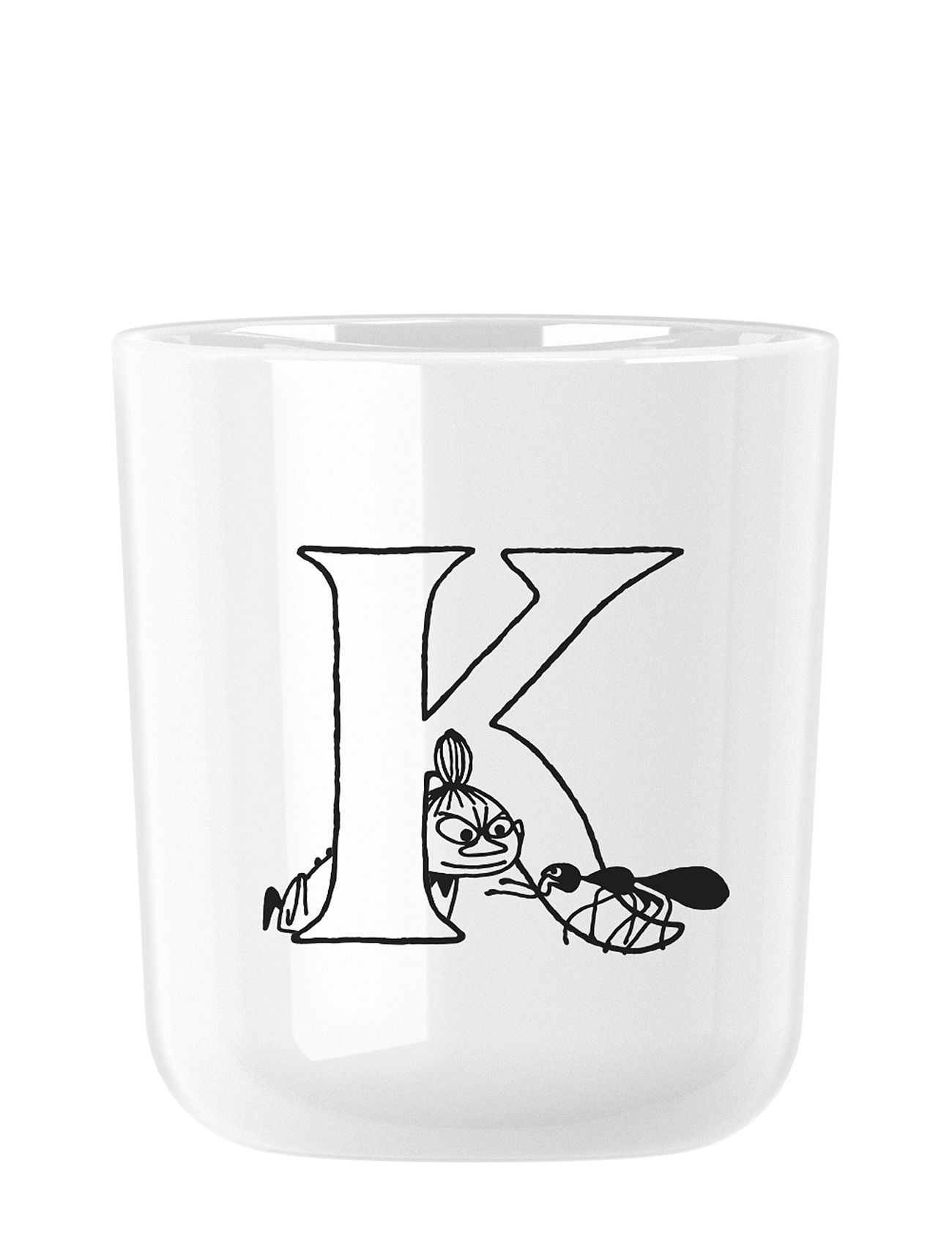 Moomin Abc Kop - K 0.2 L. White Home Tableware Cups & Mugs Espresso Cups White RIG-TIG