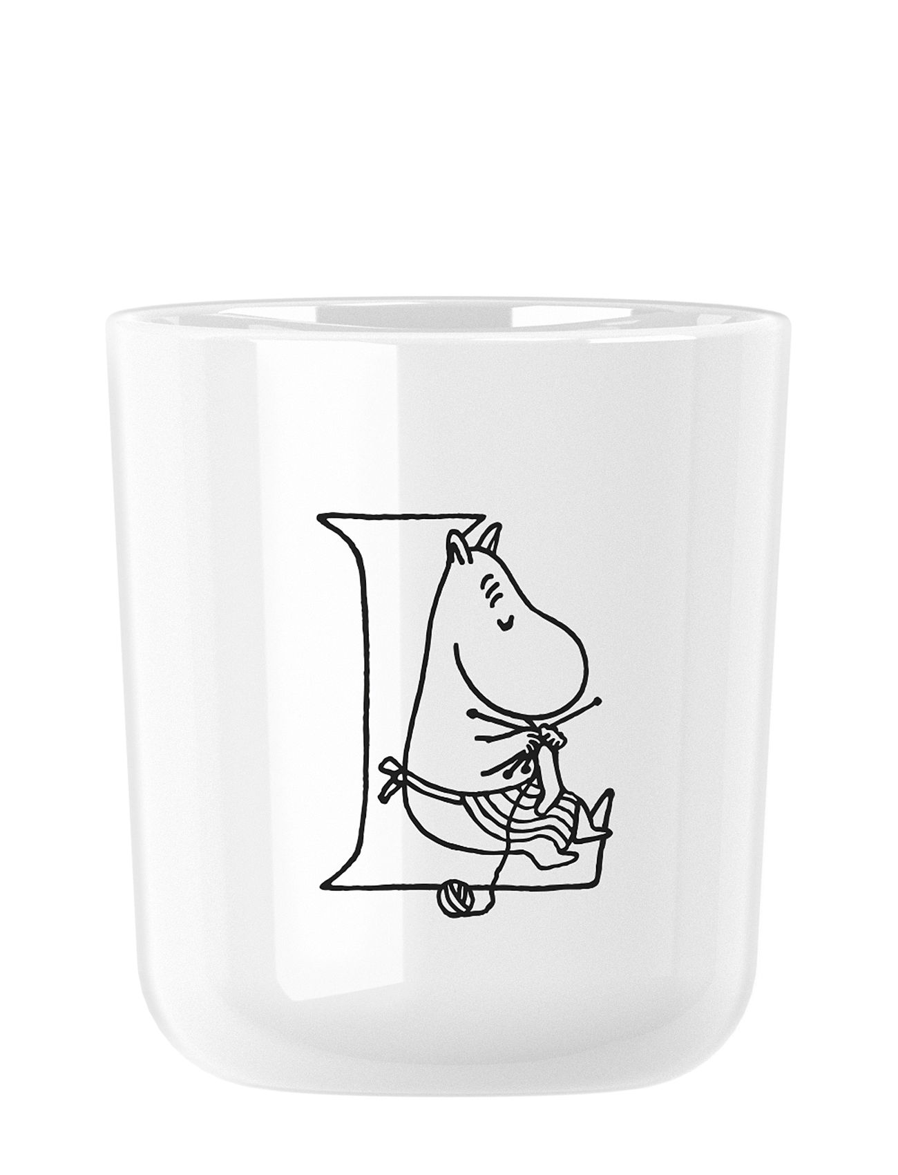 Moomin Abc Kop - L 0.2 L. Home Tableware Cups & Mugs Espresso Cups White RIG-TIG