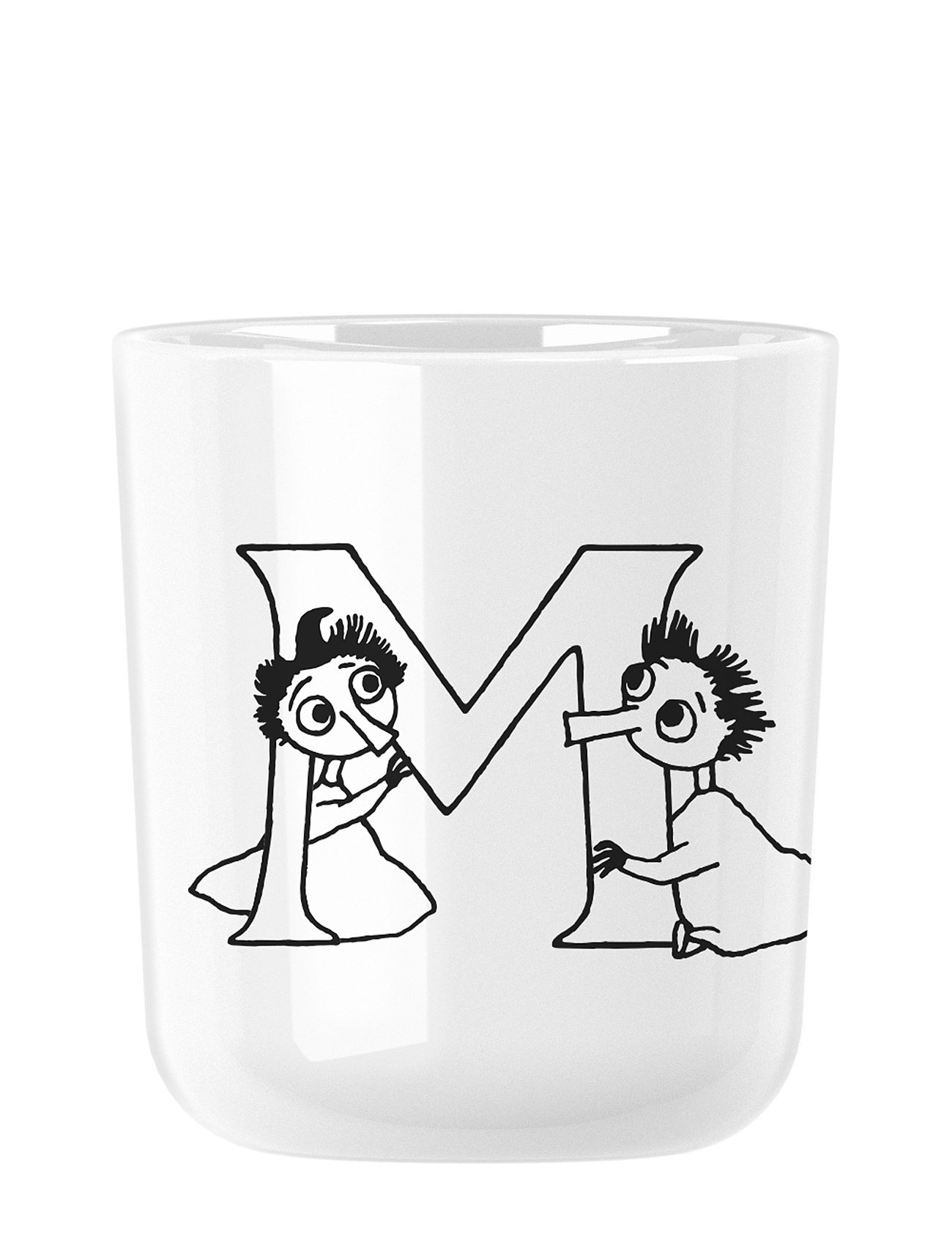 Moomin Abc Kop - M 0.2 L. Home Tableware Cups & Mugs Espresso Cups White RIG-TIG