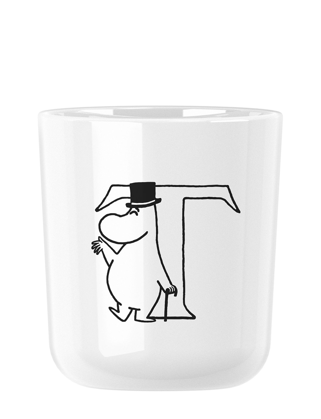 Moomin Abc Kop - T 0.2 L. Home Tableware Cups & Mugs Espresso Cups White RIG-TIG