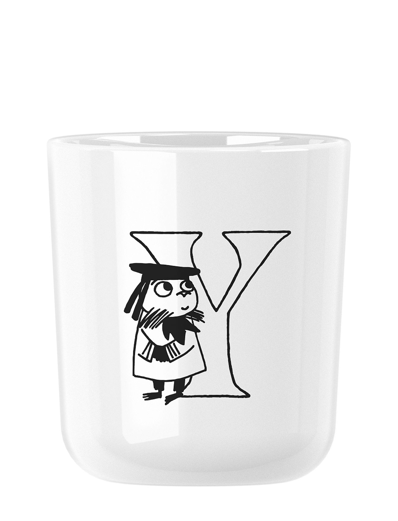 Moomin Abc Kop - Y 0.2 L. Home Tableware Cups & Mugs Espresso Cups White RIG-TIG