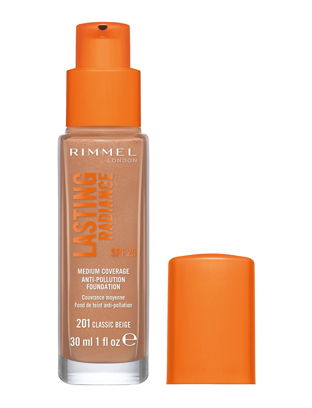 Rimmel Rimmel Lasting Radiance Foundation, 30 ml, Ansigt > Foundation, Dame