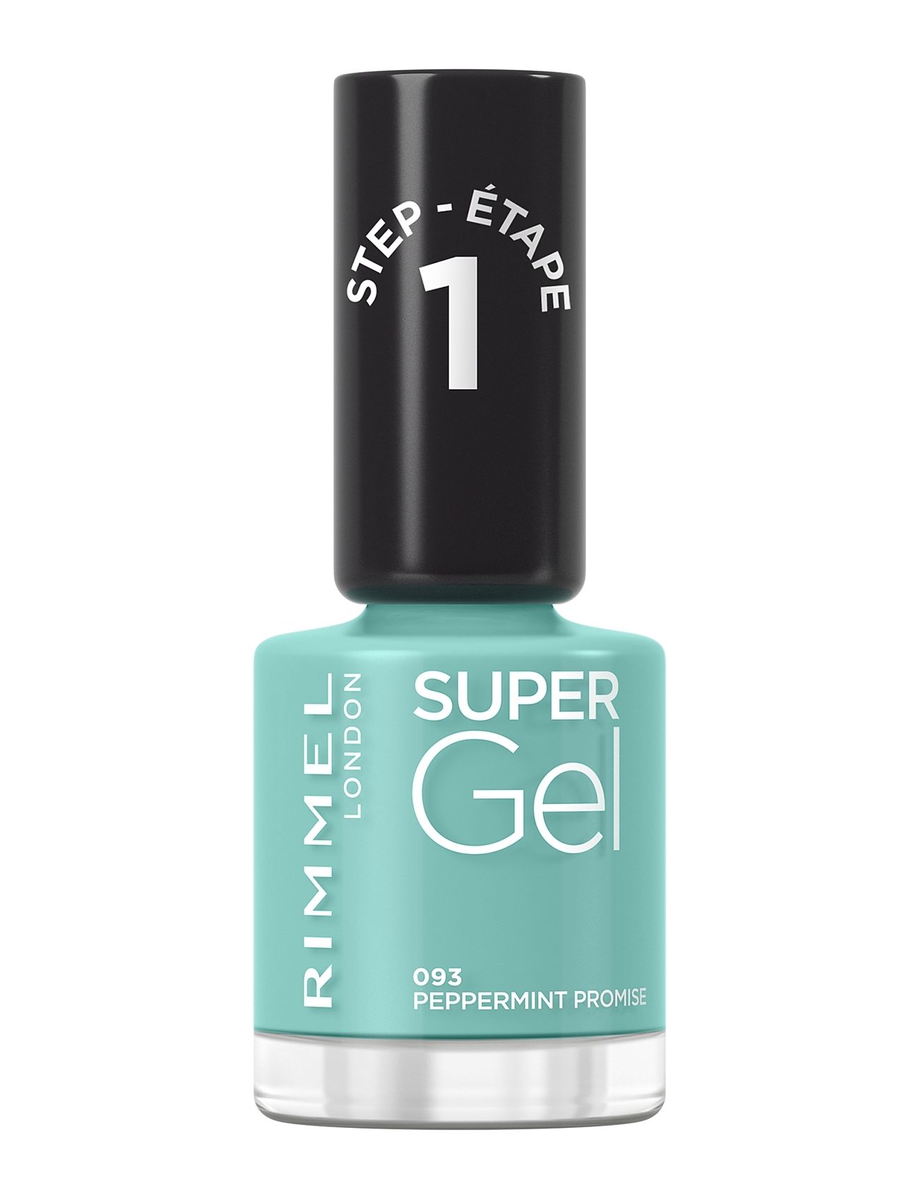 Rimmel Super Gel Nail Polish 093 Peppermint Promise Nagellack Gel Blue Rimmel