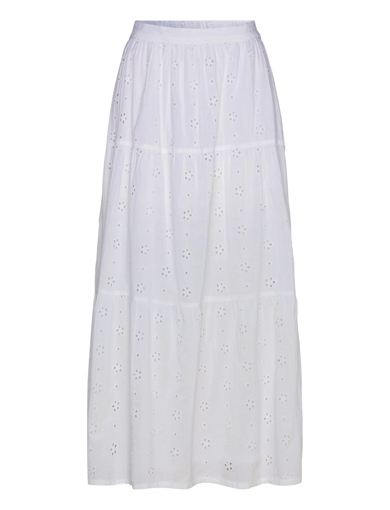 Rip Curl Oasis Broderie Maxi Skirt, XS, White, Sport > Maxi Nederdele, Dame