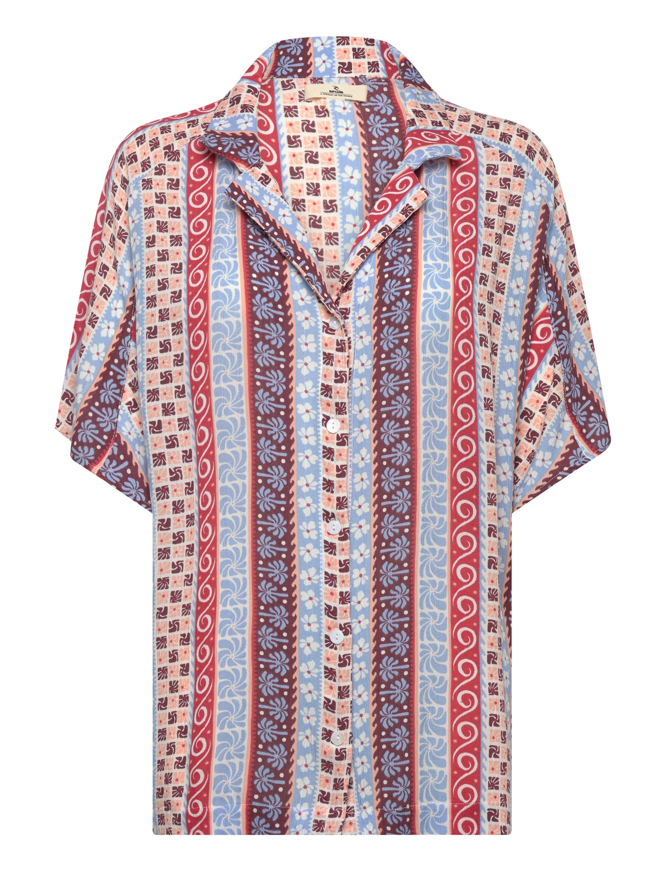 RIP CURL Ventura Viscose S/S Shirt Patterned - M - Damen