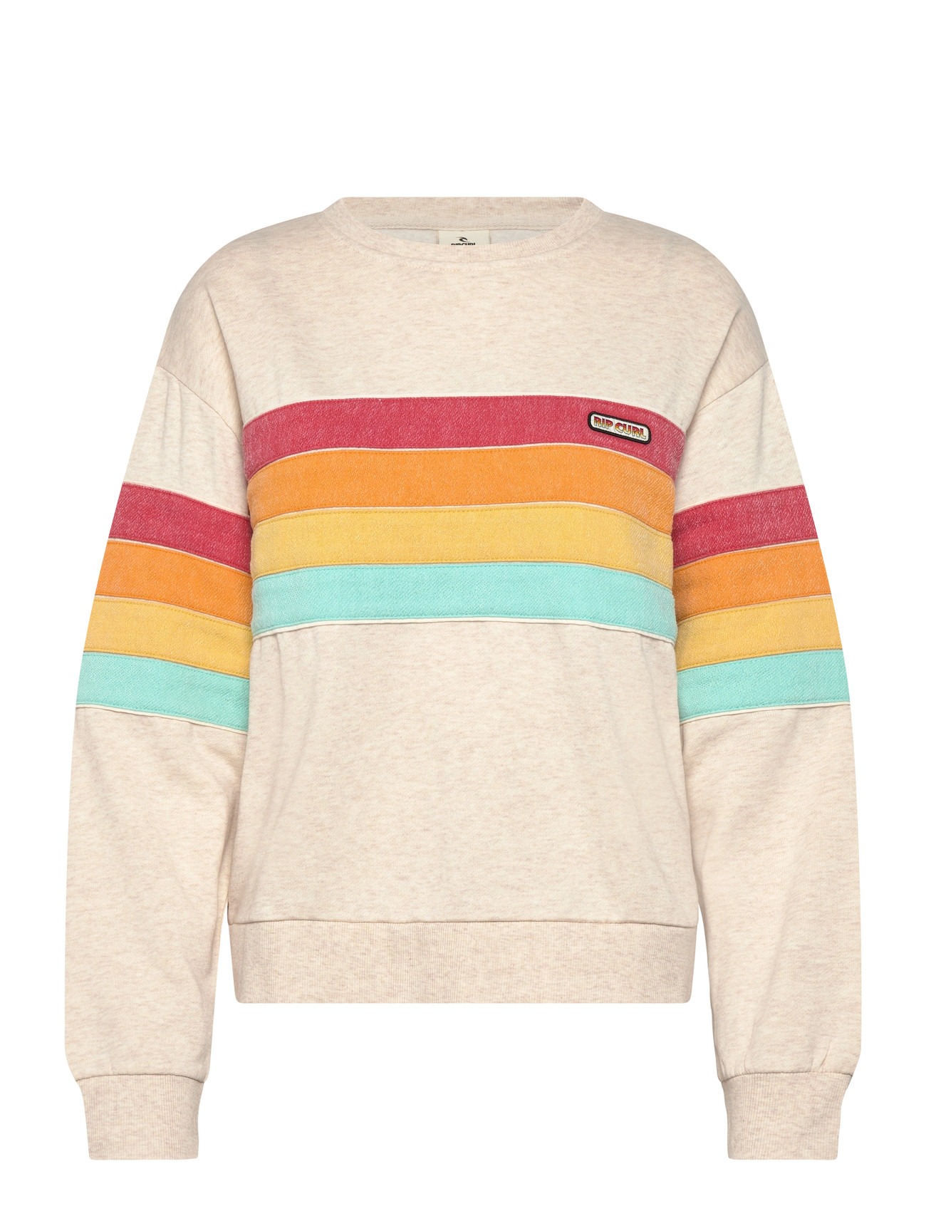 Rip Curl Surf Revival Relaxed Crew, S, Multi/patterned, Sport Sweatshirts & Hoodies > Sport Sweatshirts, Dame