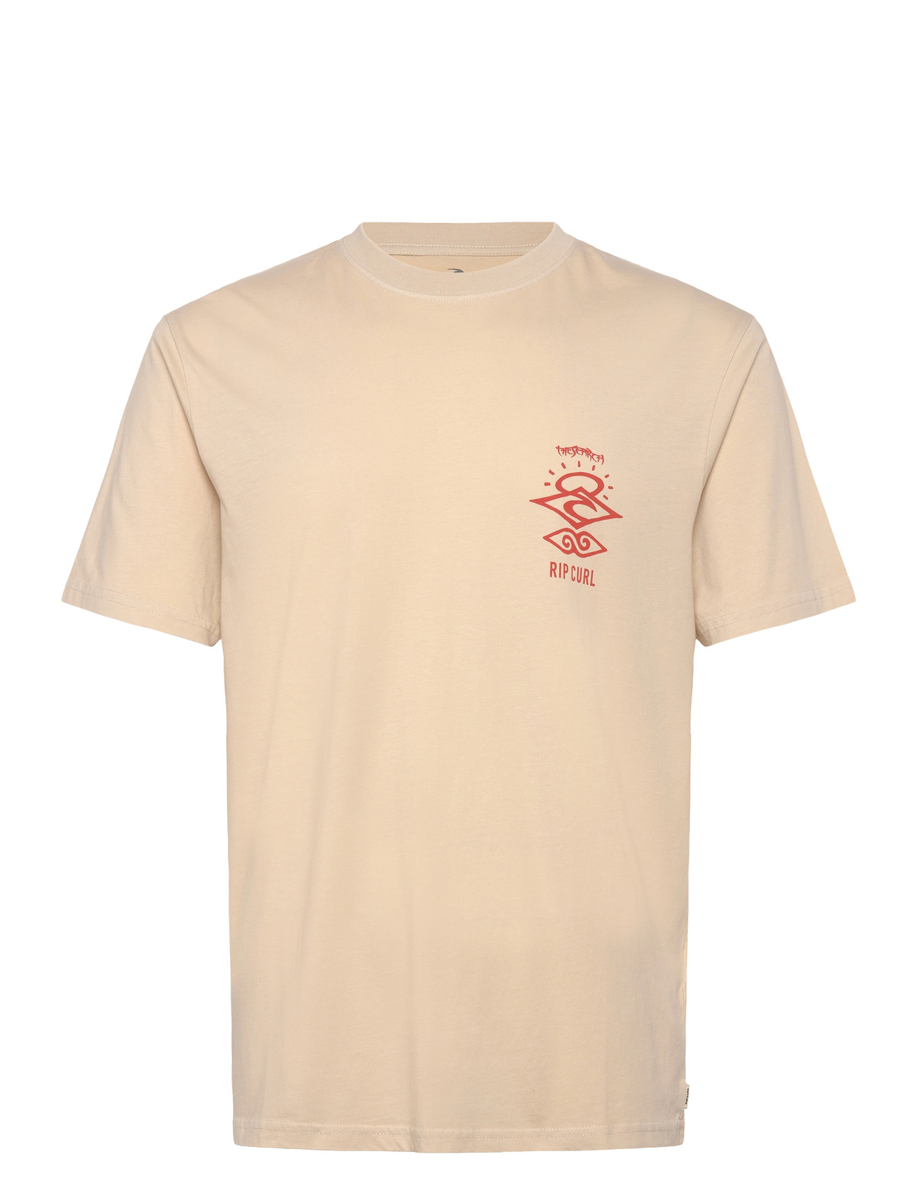 RIP CURL Search Icon Tee Beige - XXL - Herren