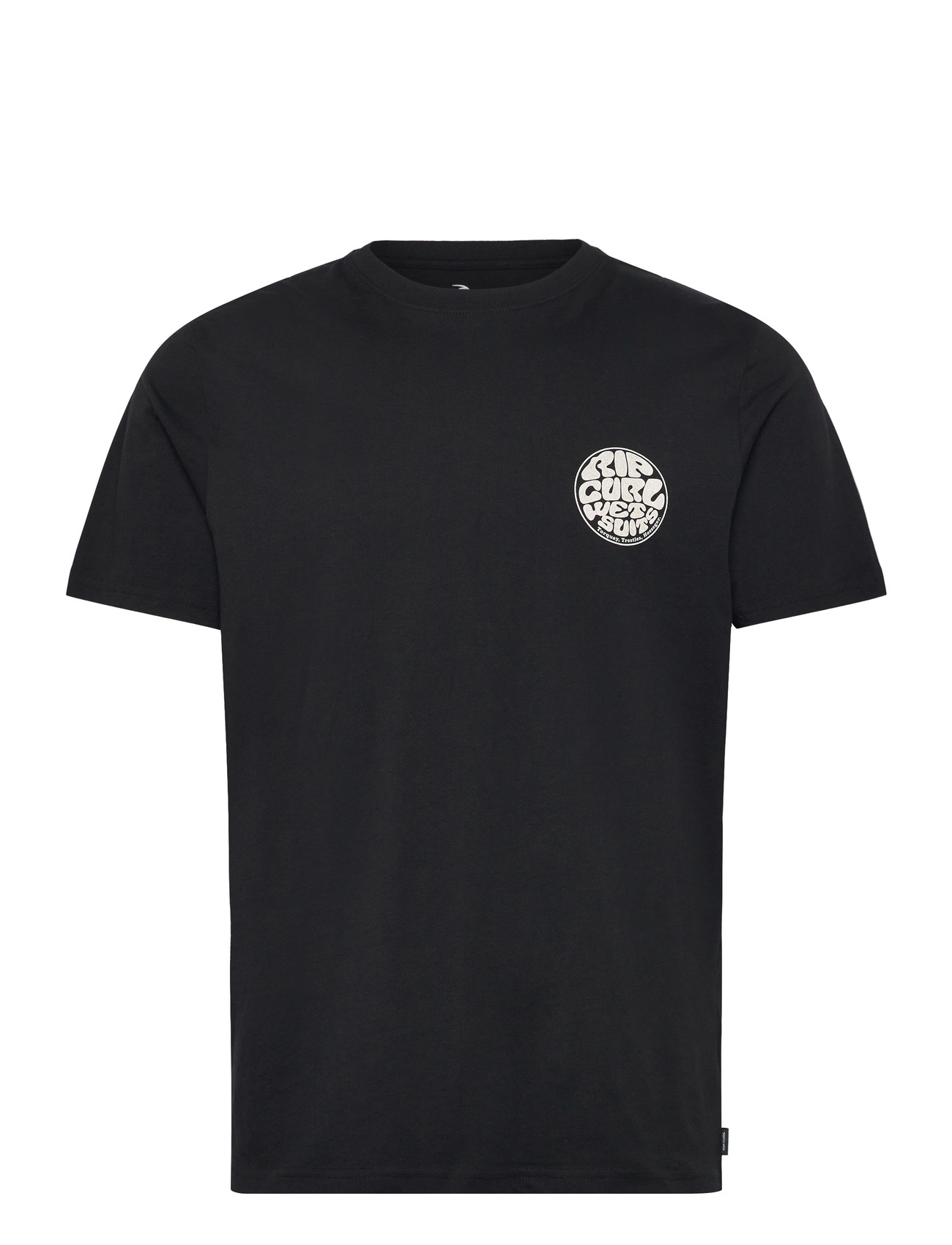 Rip Curl Wettie Icon Tee, L, Black, Sport Overdele > Sport T-shirts, Herre