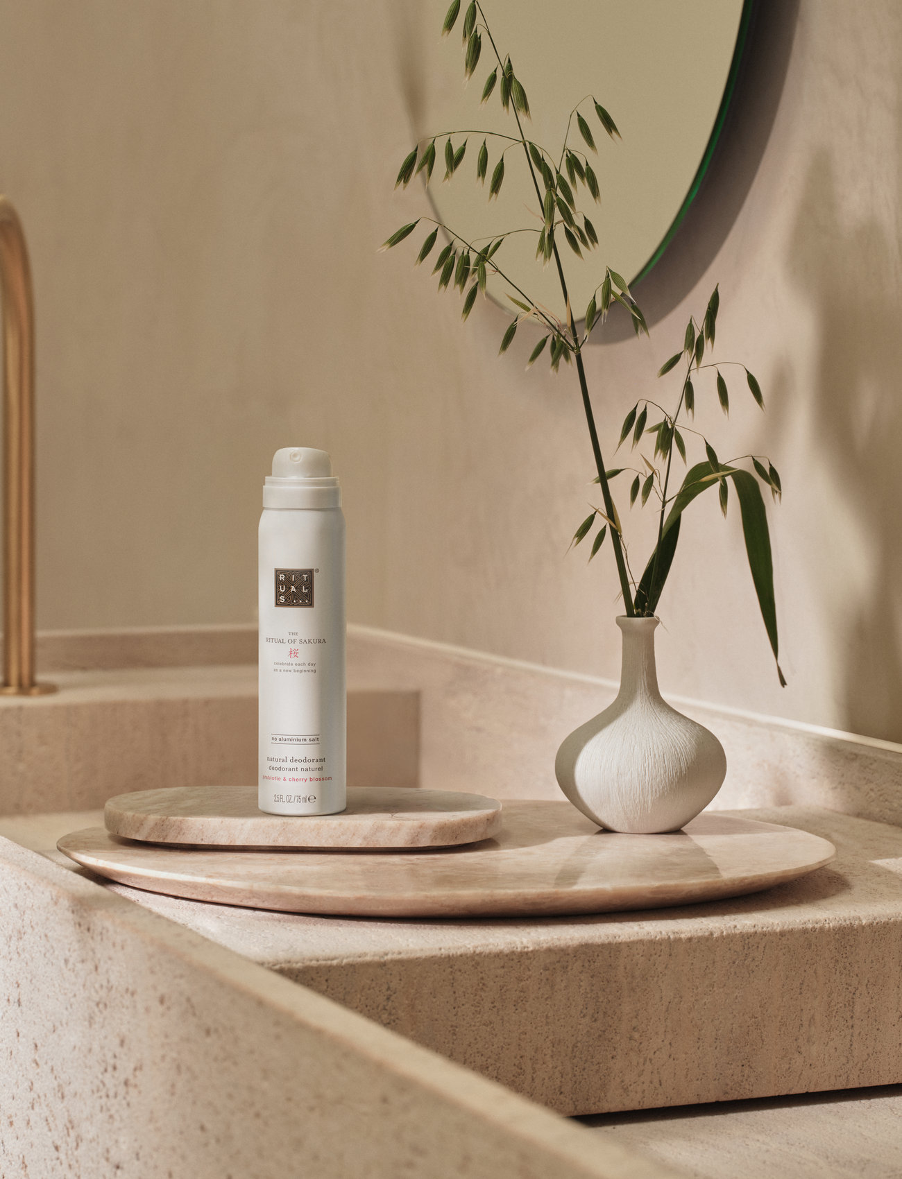 Rituals The Ritual Of Sakura Natural Deodorant 75ml, 75 ml, Nude, Deodoranter > Spray, Dame