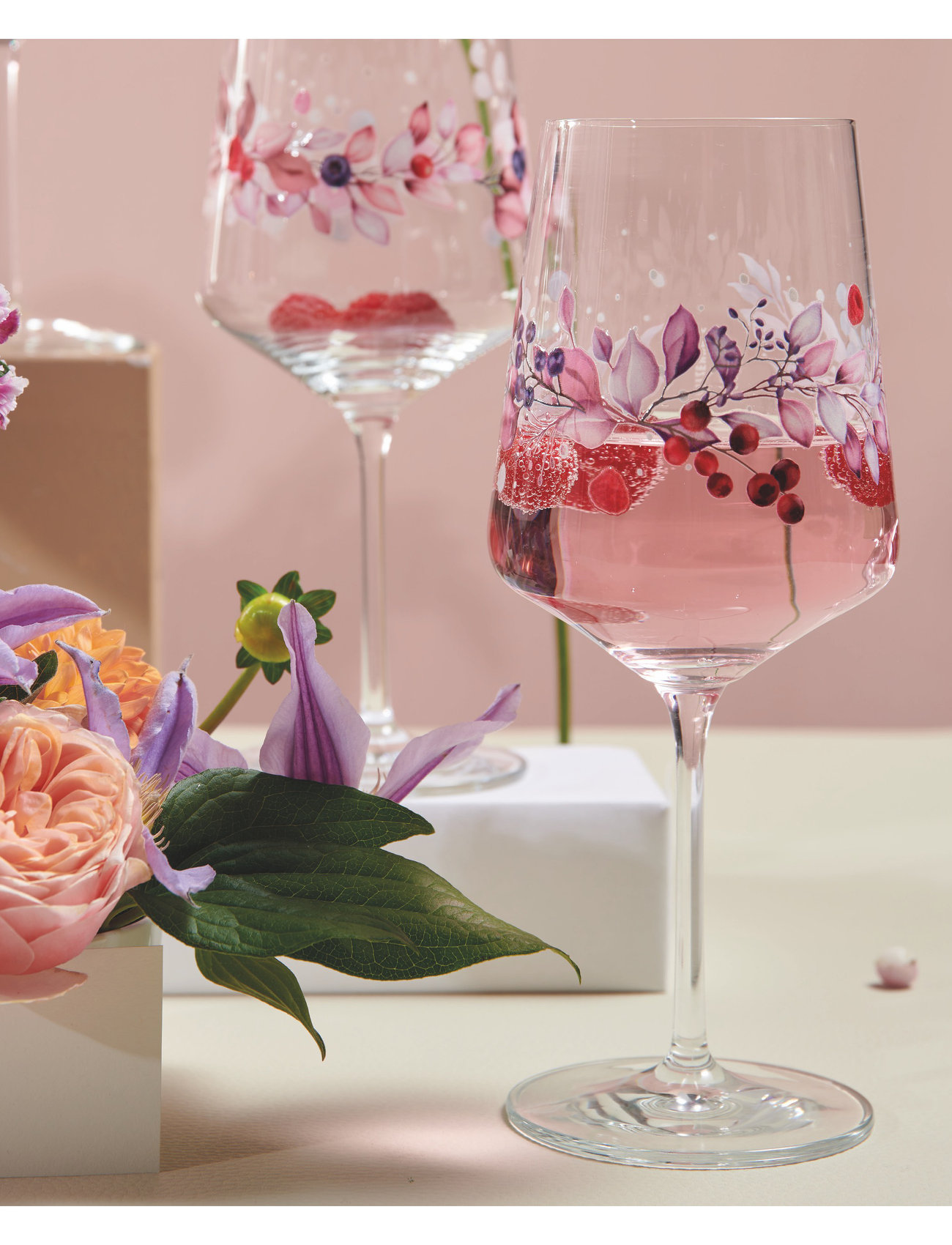 Ritzenhoff Sommersonett Wineglass 2-Pack, 54.4 CL, Multi/patterned, Vinglas > Hvidvinsglas, Unisex