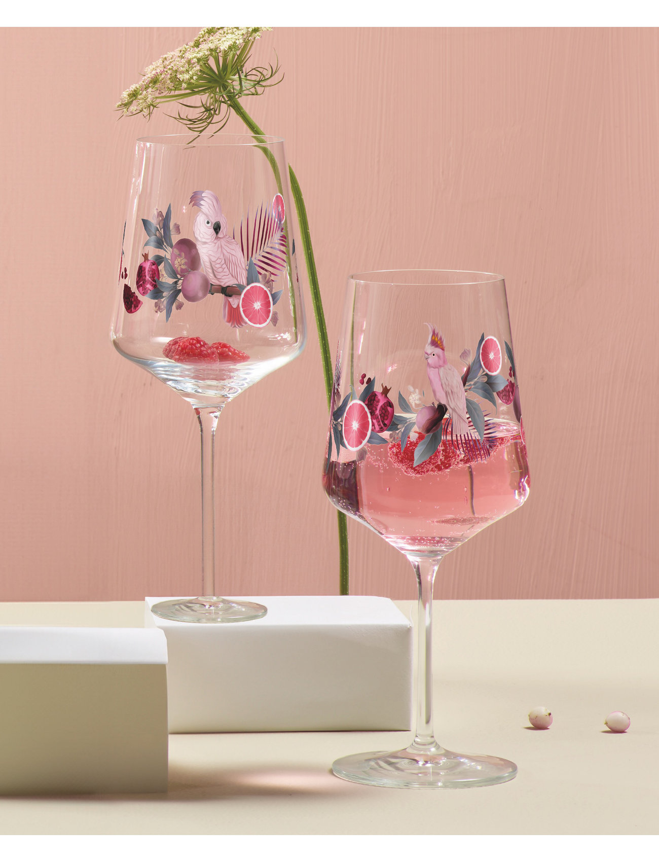 Ritzenhoff Sommersonett Wineglass 2-Pack, 54.4 CL, Pink, Vinglas > Hvidvinsglas, Unisex
