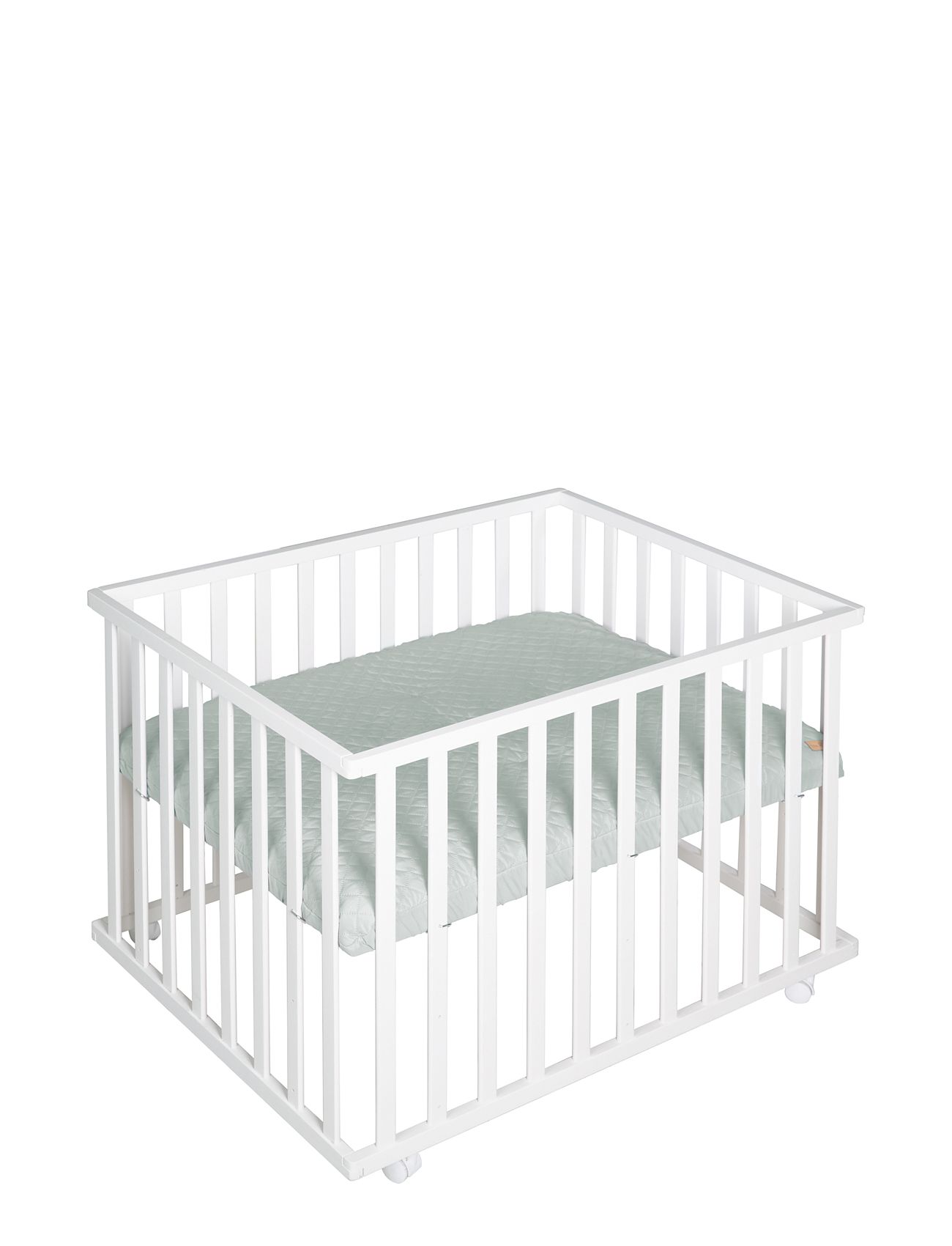 ROBA Playpen 75 X 100 Roba Style With Mattress Vit