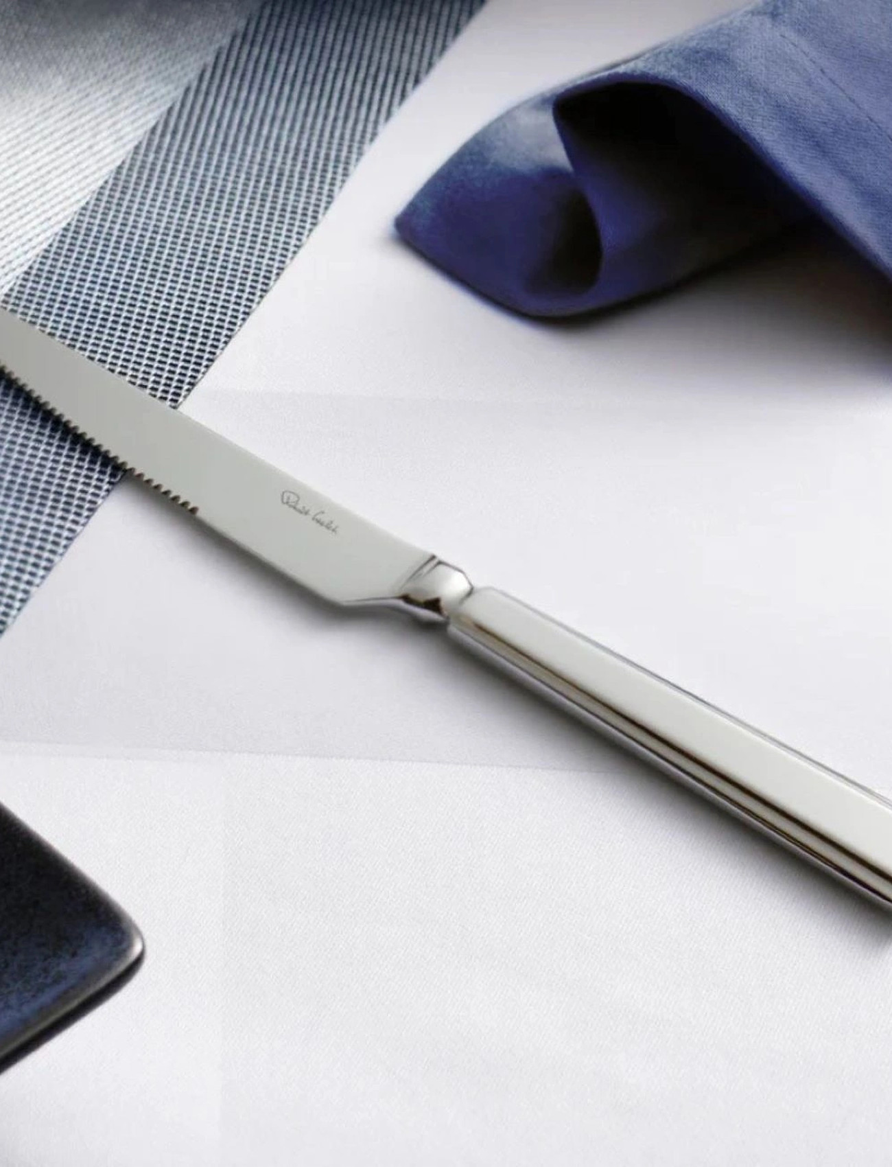 Robert Welch Fairford Steak Knife Set 4P, L:24.4 cm, Silver, Knive Og Tilbehør > Knivsæt, Unisex