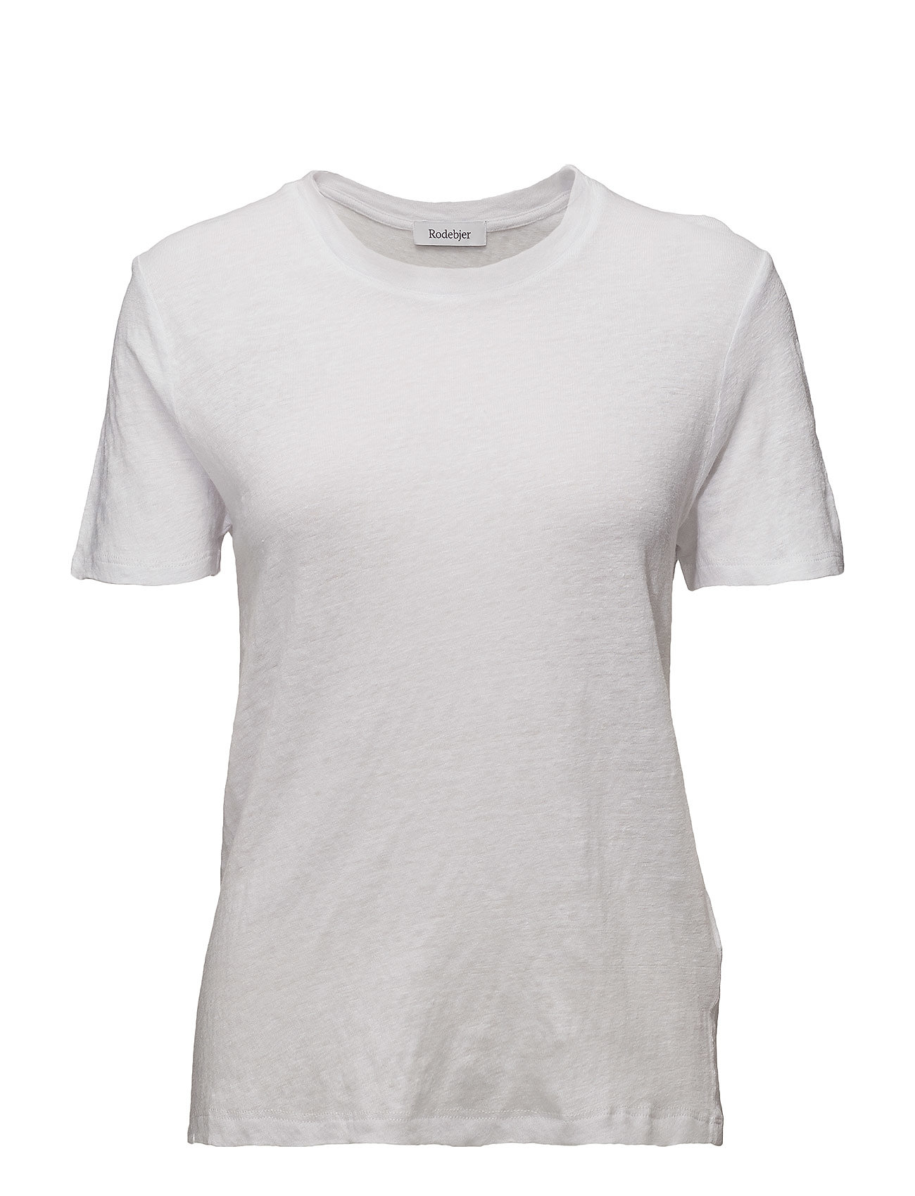Ninja Linen T-shirts & Tops Short-sleeved Valkoinen RODEBJER