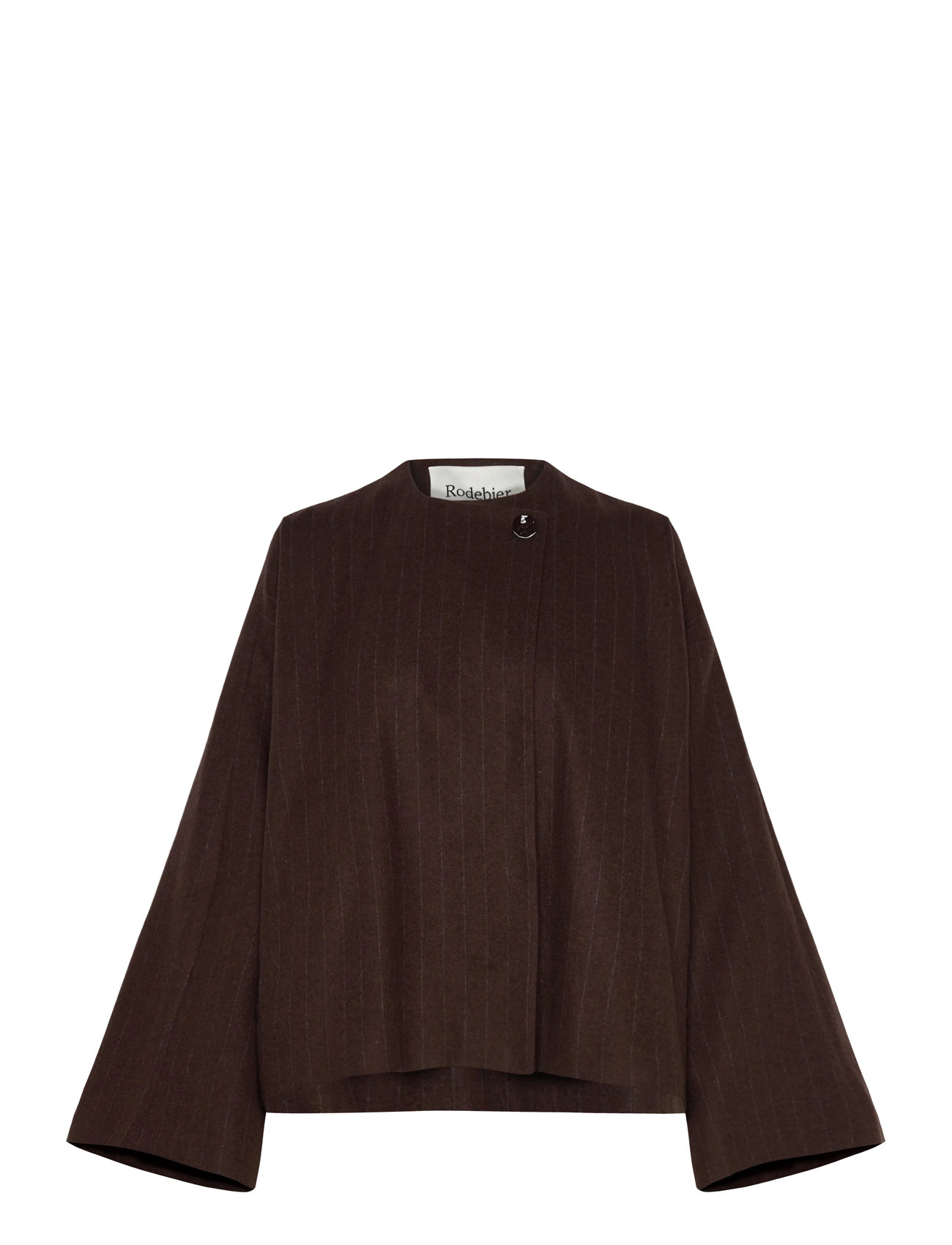 RODEBJER Rodebjer Cleo Pinstripe, M, Brown, Jakker > Uldjakker, Dame