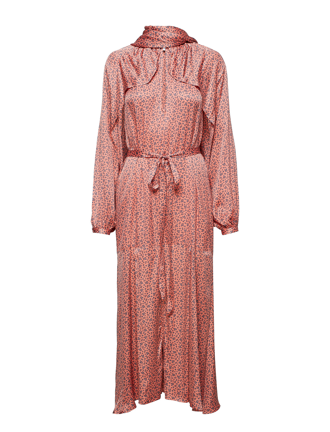 Yara Leaf Maxi Dress Galajurk Roze Rodebjer rodebjer kopen in de aanbieding