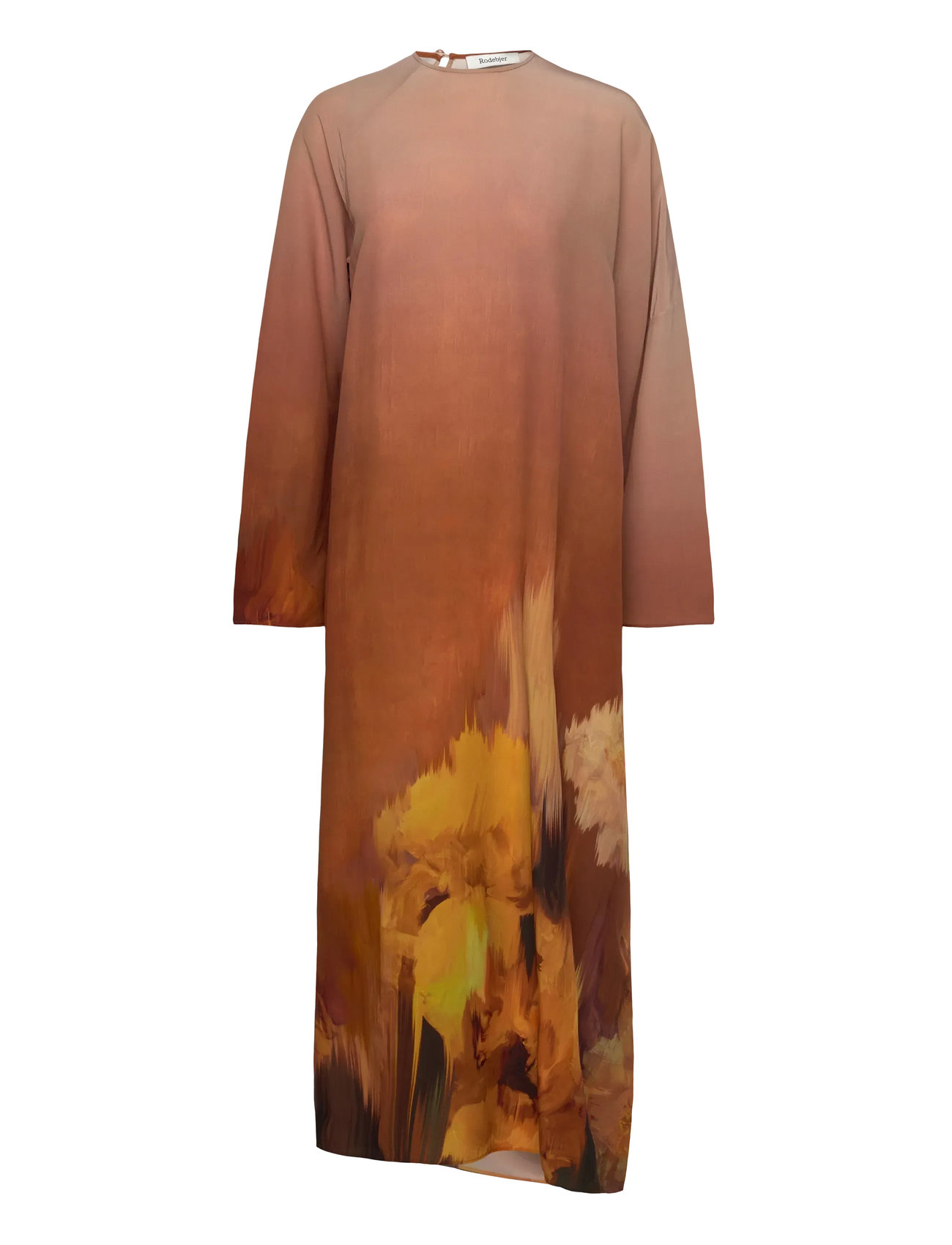 RODEBJER Rodebjer Marge Meadow, M/L, Brown, Kjoler > Maxikjole, Dame