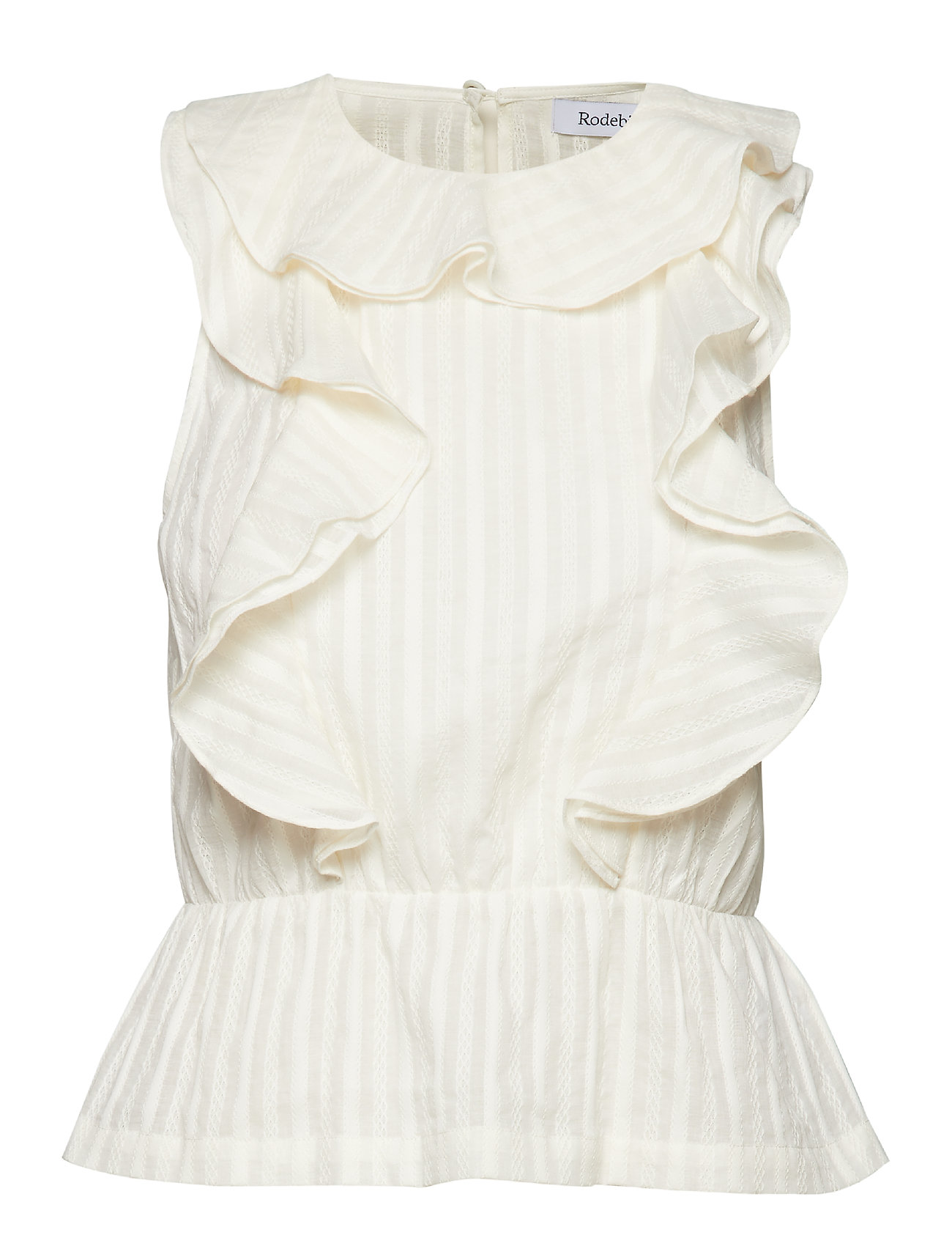 Vigga Blouse Mouwloos Wit Rodebjer rodebjer kopen in de aanbieding