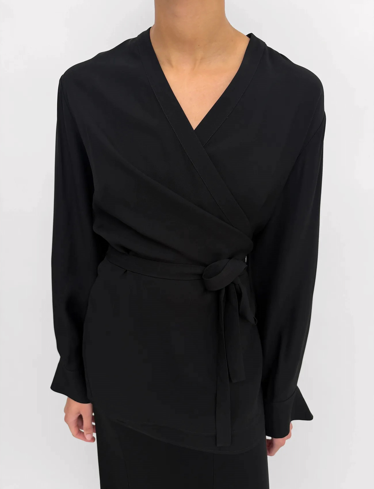 RODEBJER Rodebjer Palmer, M, Black, Bluser > Langærmede, Dame