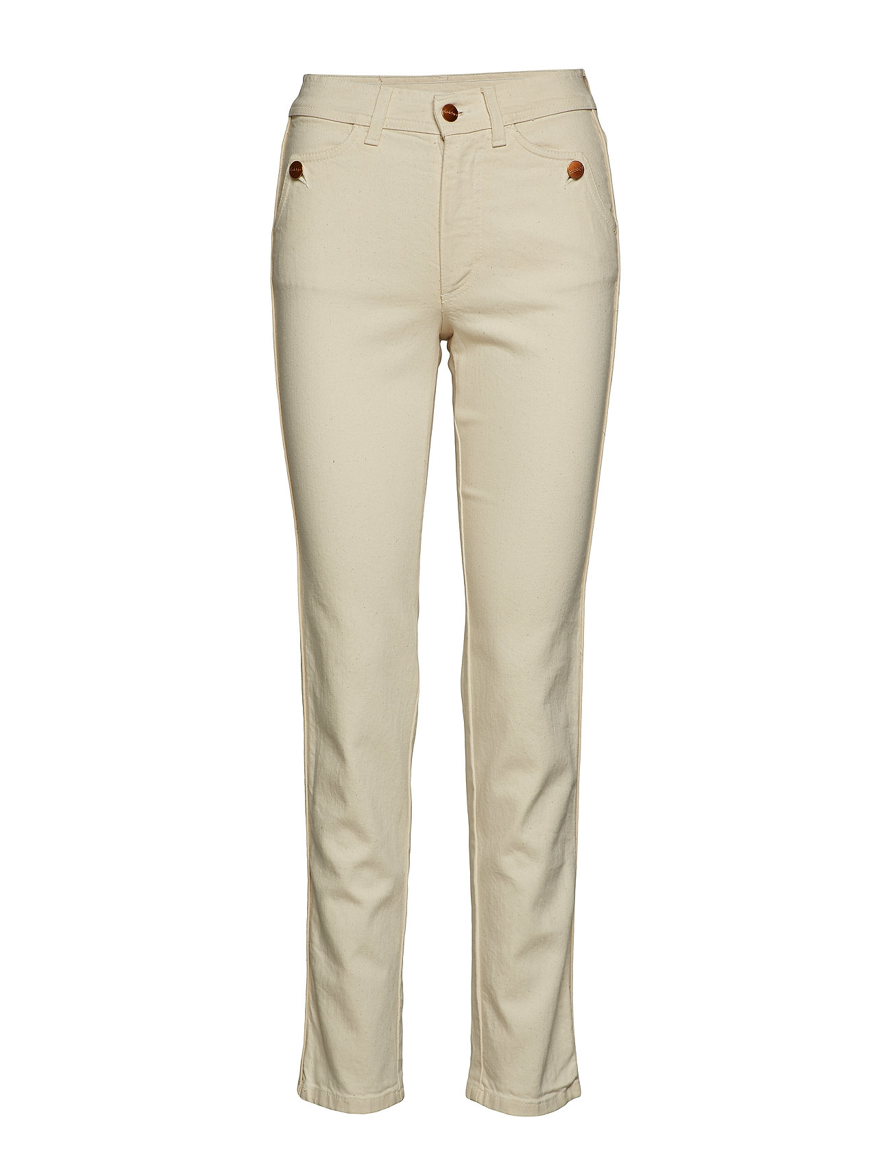 Eyvor Slimfit Broek Skinny Creme Rodebjer rodebjer kopen in de aanbieding Eyvor Slimfit Broek Skinny Creme Rodebjer rodebjer kopen in de aanbieding