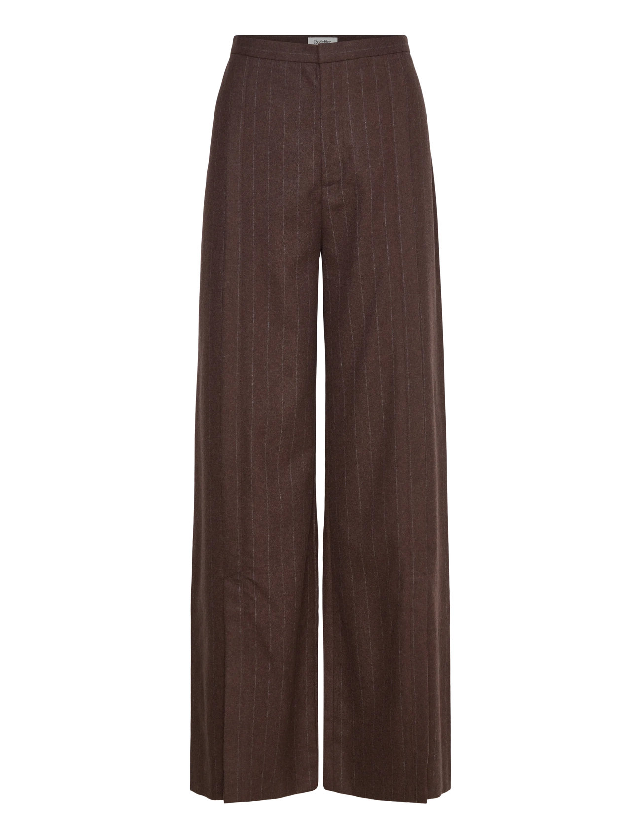 RODEBJER Rodebjer Rubin Pinstripe, XL, Brown, Bukser > Brede Ben, Dame