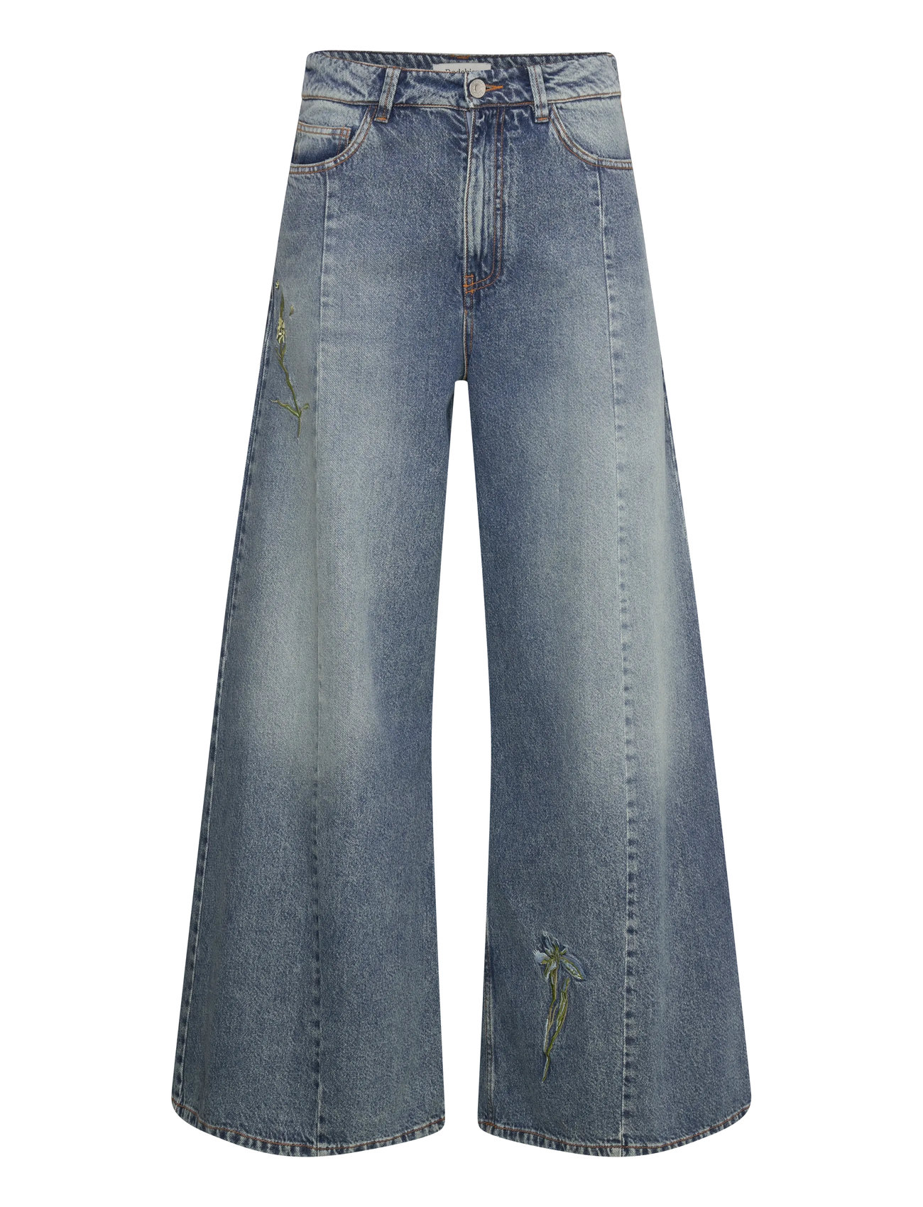 RODEBJER Rodebjer Maja Embroidery Blau - S - Damen