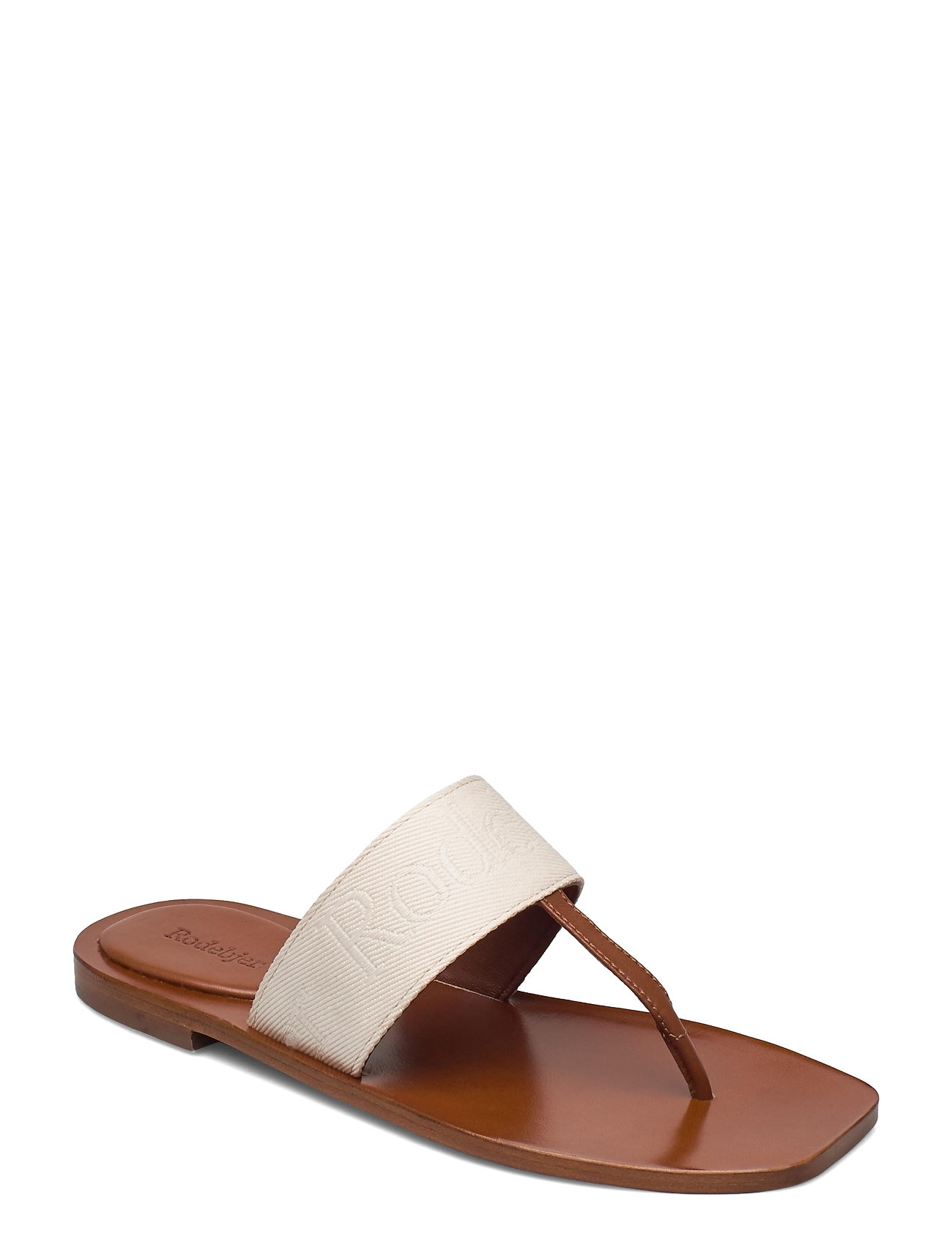 Rodebjer Roza Shoes Summer Shoes Flat Sandals Beige RODEBJER