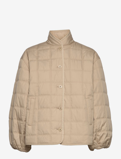 RODEBJER SANDIE - quilted jakker - smoky taupe