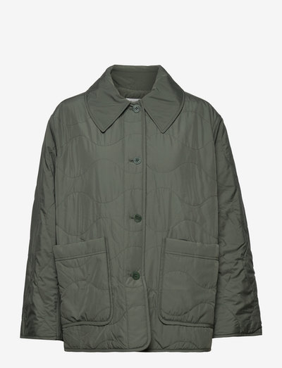 Rodebjer Becka - quilted jackets - ivy green