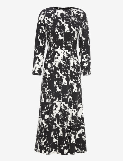 Rodebjer Isondo Hide - midi dresses - black/white